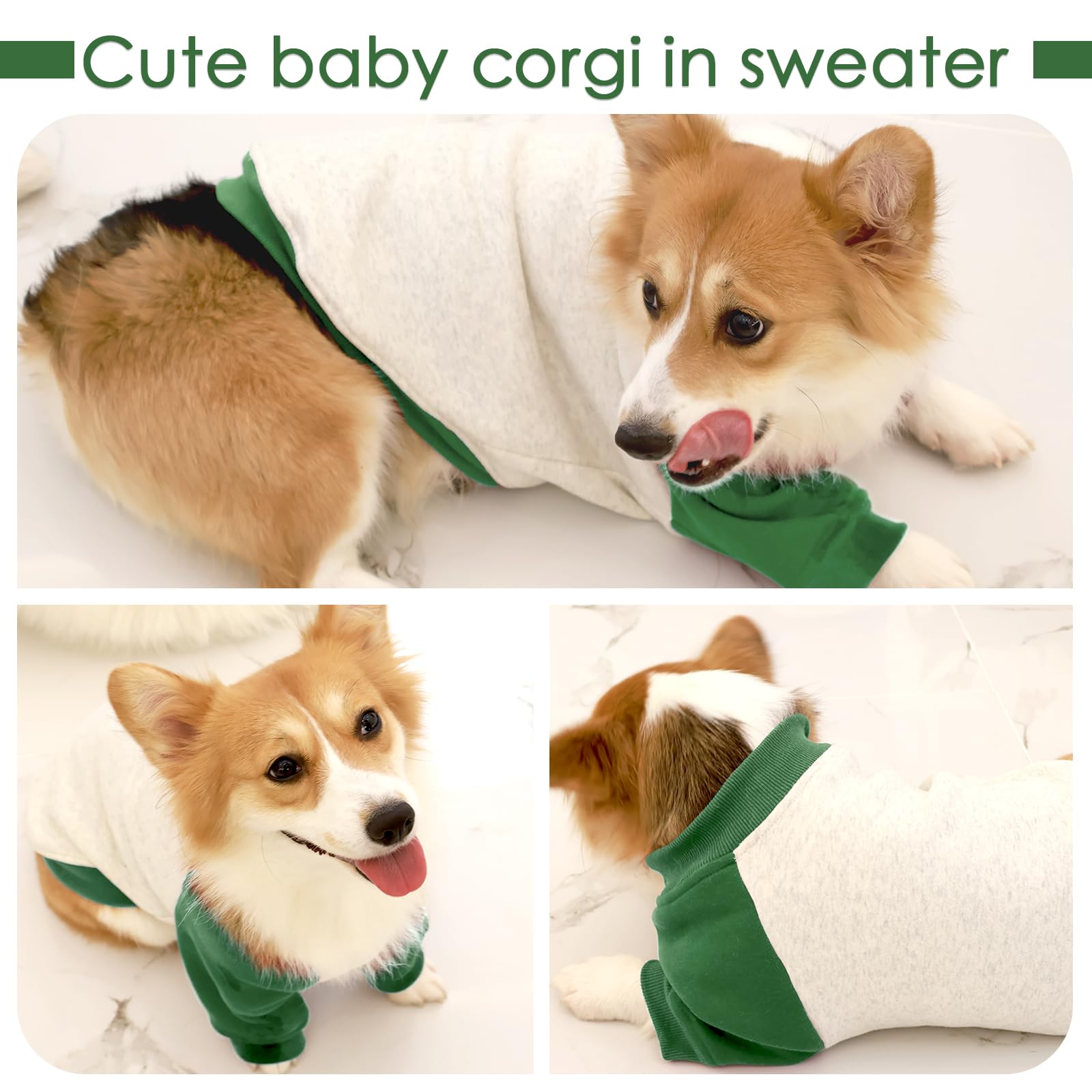 Fuamey Fleece Sweater For Extra Small Dogs, Pullover Sweatshirt, Winter Clothes For Boy Girl Dogs, Thickening Warm Apparel, Cold