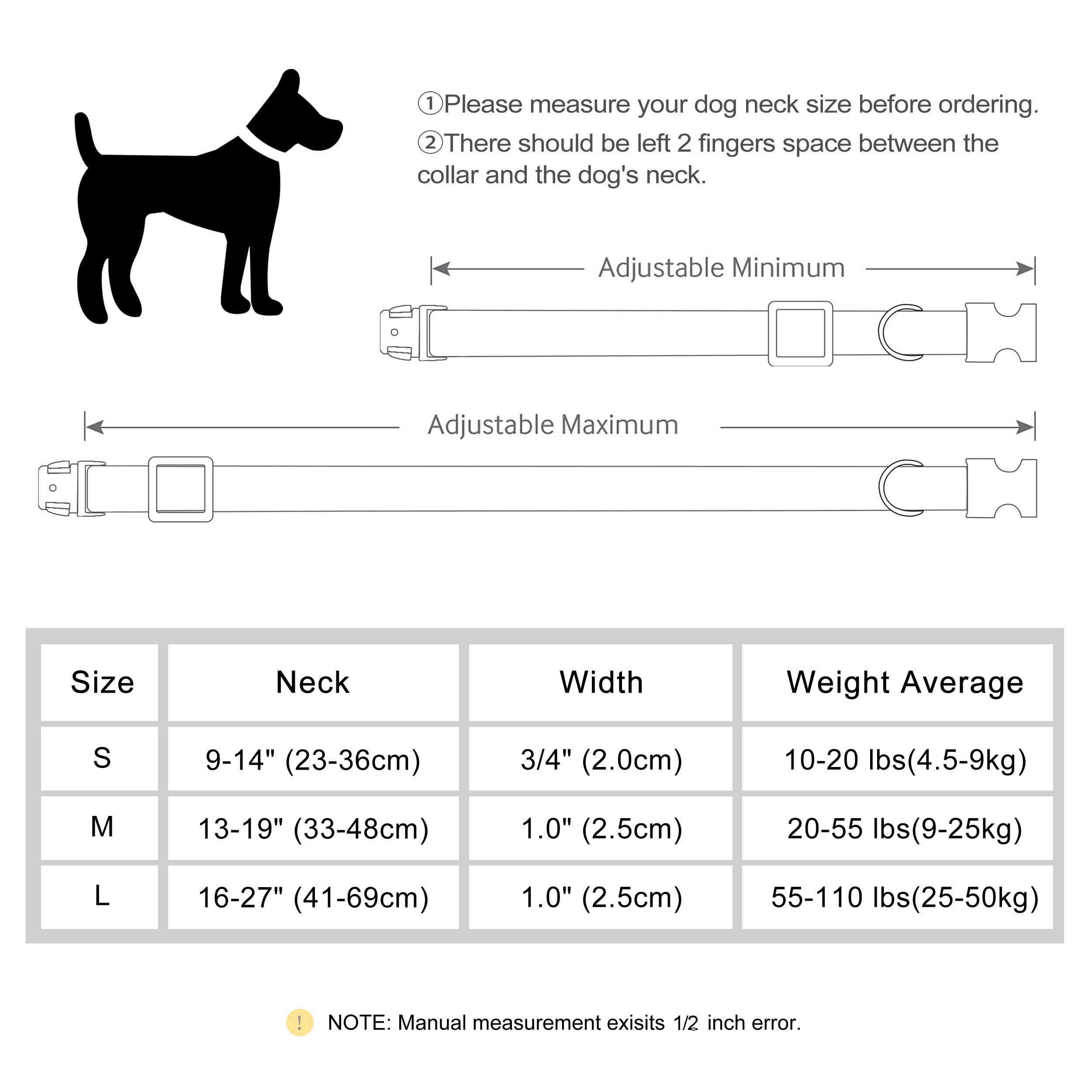 Pet Artist Charming Nylon Dog Collar With Leather Soft Comfy Elegant Nylon Collars For Dogs Small Medium Large 4 Bright Solid Color For Choosing Blue Red Brown Grey (Grey,Neck Fit 9-14'')