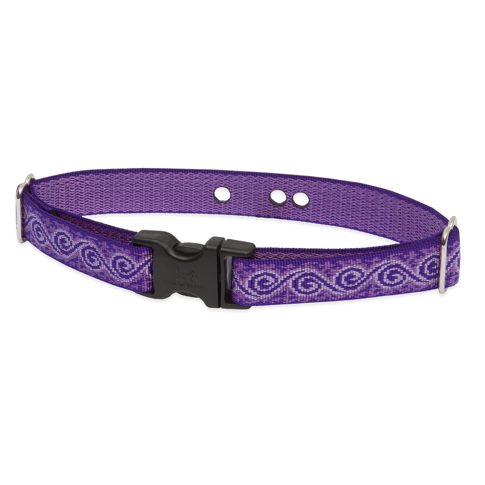 LupinePet Originals 1'' Jelly Roll 16-24'' Containment Collar Strap for Medium and Larger Dogs