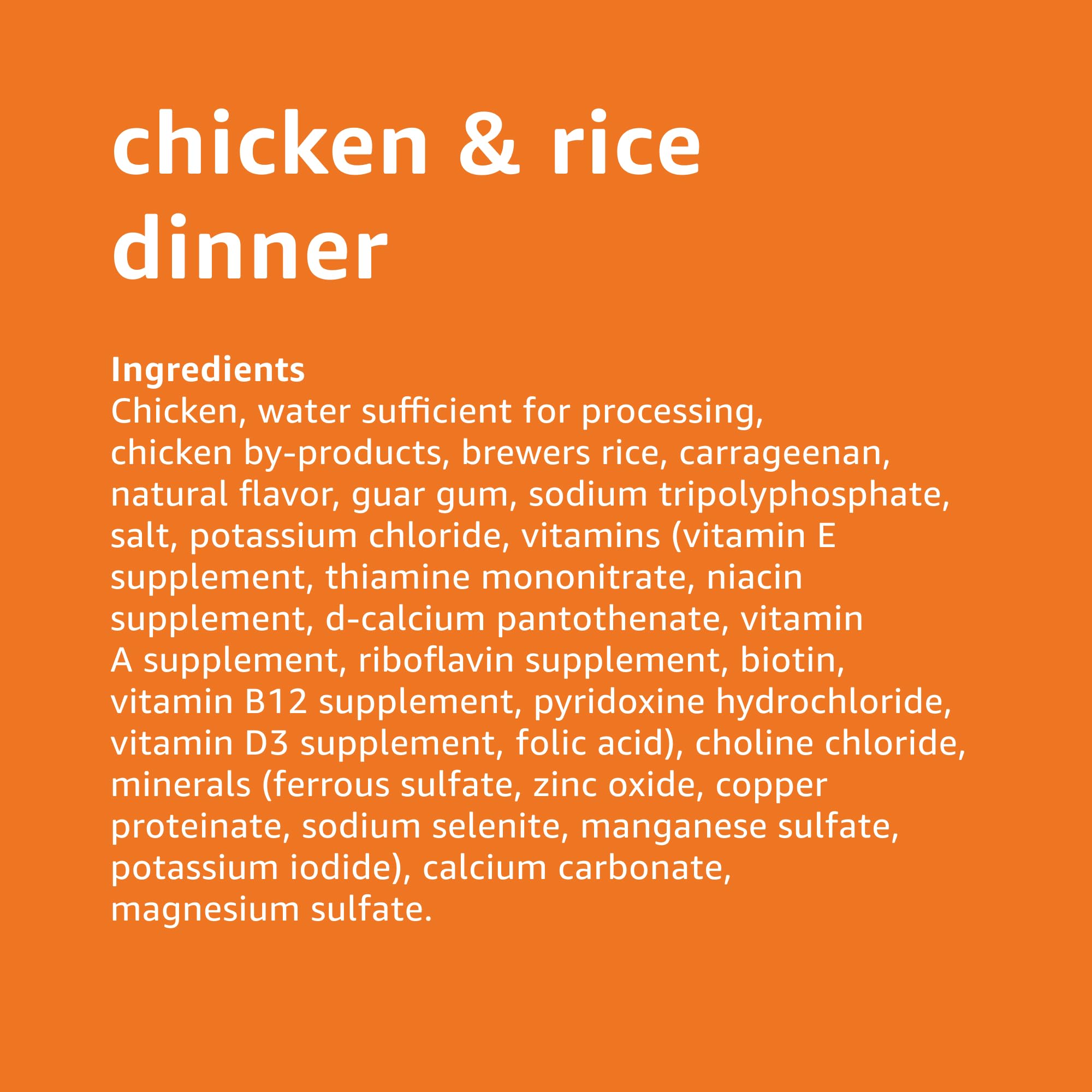 Amazon Basics Chopped Ground Dinner Wet Dog Food Variety Pack, Chicken and Rice Flavor and Chopped Dinner with Chicken, Made wit