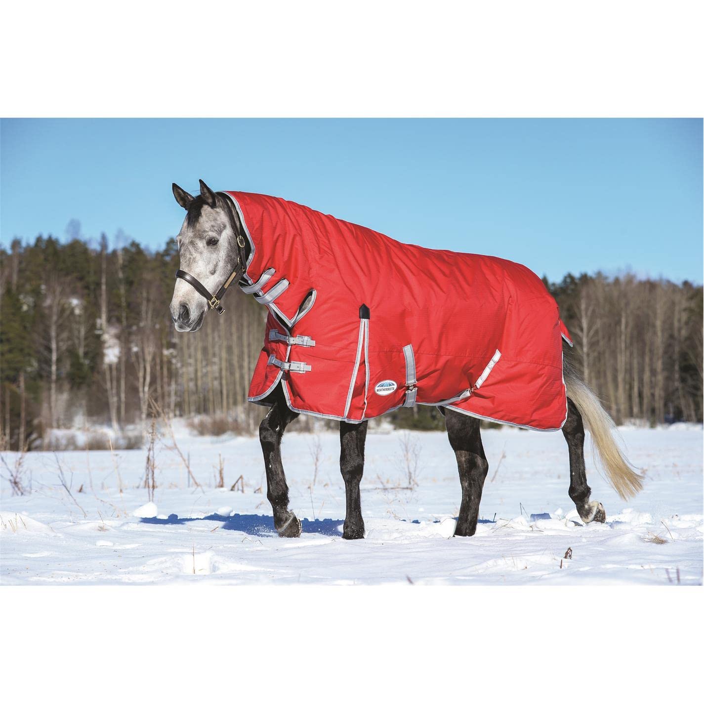 WeatherBeeta ComFiTec Classic Combo Neck Heavy, Red/Silver/Navy, 69