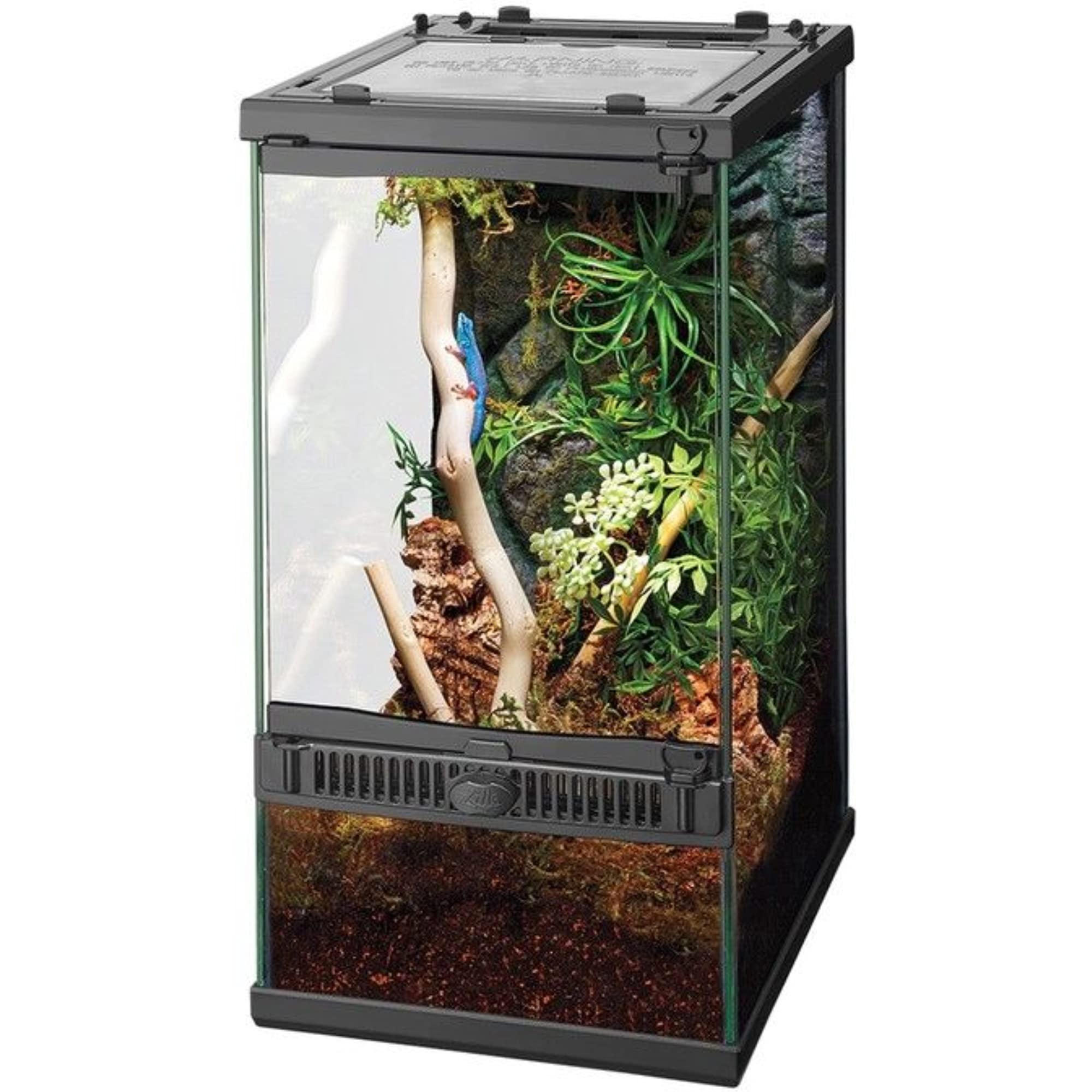 Zilla Front Opening Terrarium - 8' X 10' X 15',Black