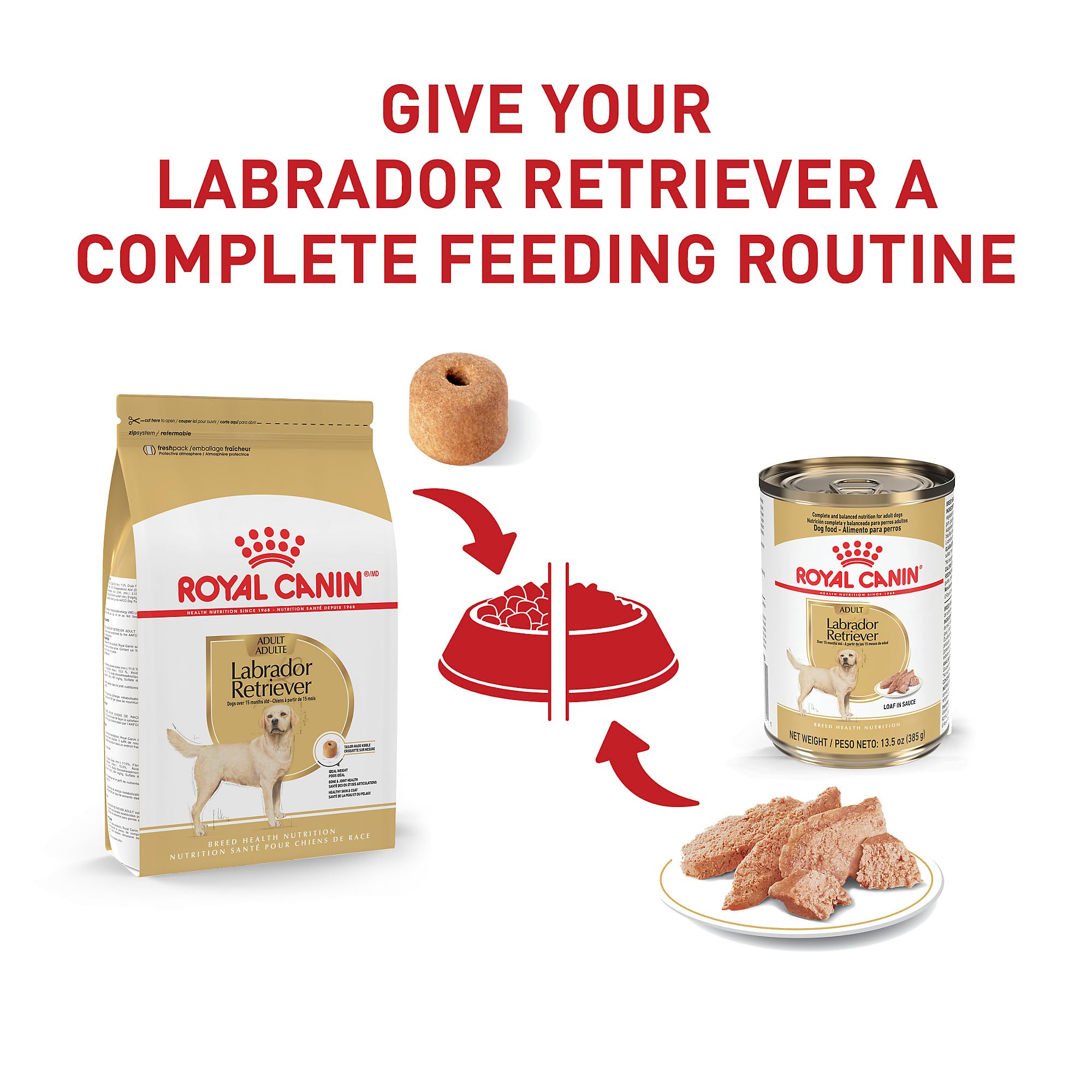 Royal Canin Labrador Retriever Adult Dry Dog Food, 30 lb bag
