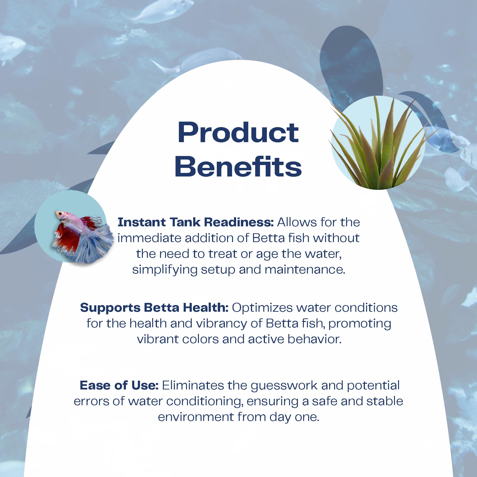 Activ Betta Water Conditioner for Betta Fish Tanks, 33.8 fl. oz, Pack of 2 - Enhances Water Quality & Aquatic Health