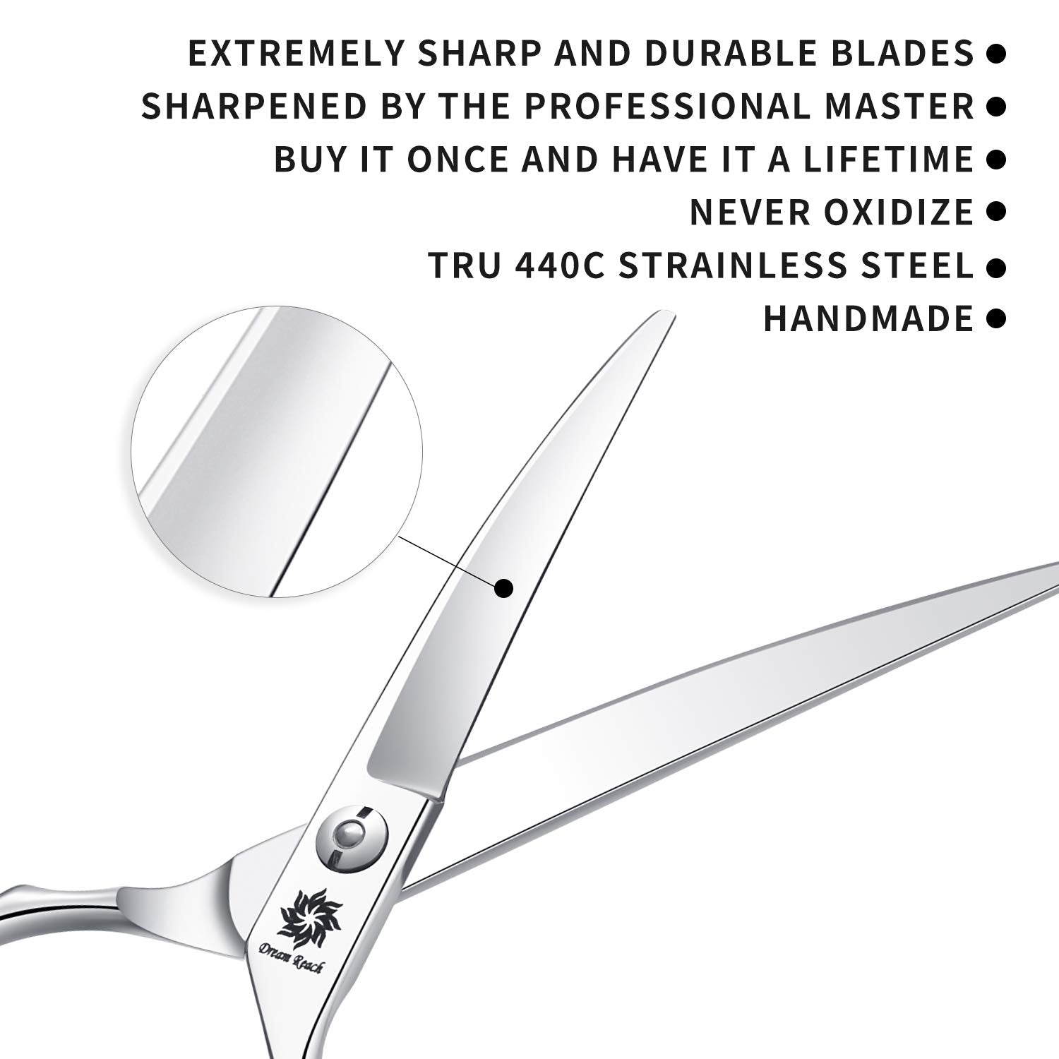 Grooming Pet Shear, 65 Inch Downword Curved Scissors, Curved Shears For Cat Shears And Small Dog Shears Or Any Breed Trimming Cu
