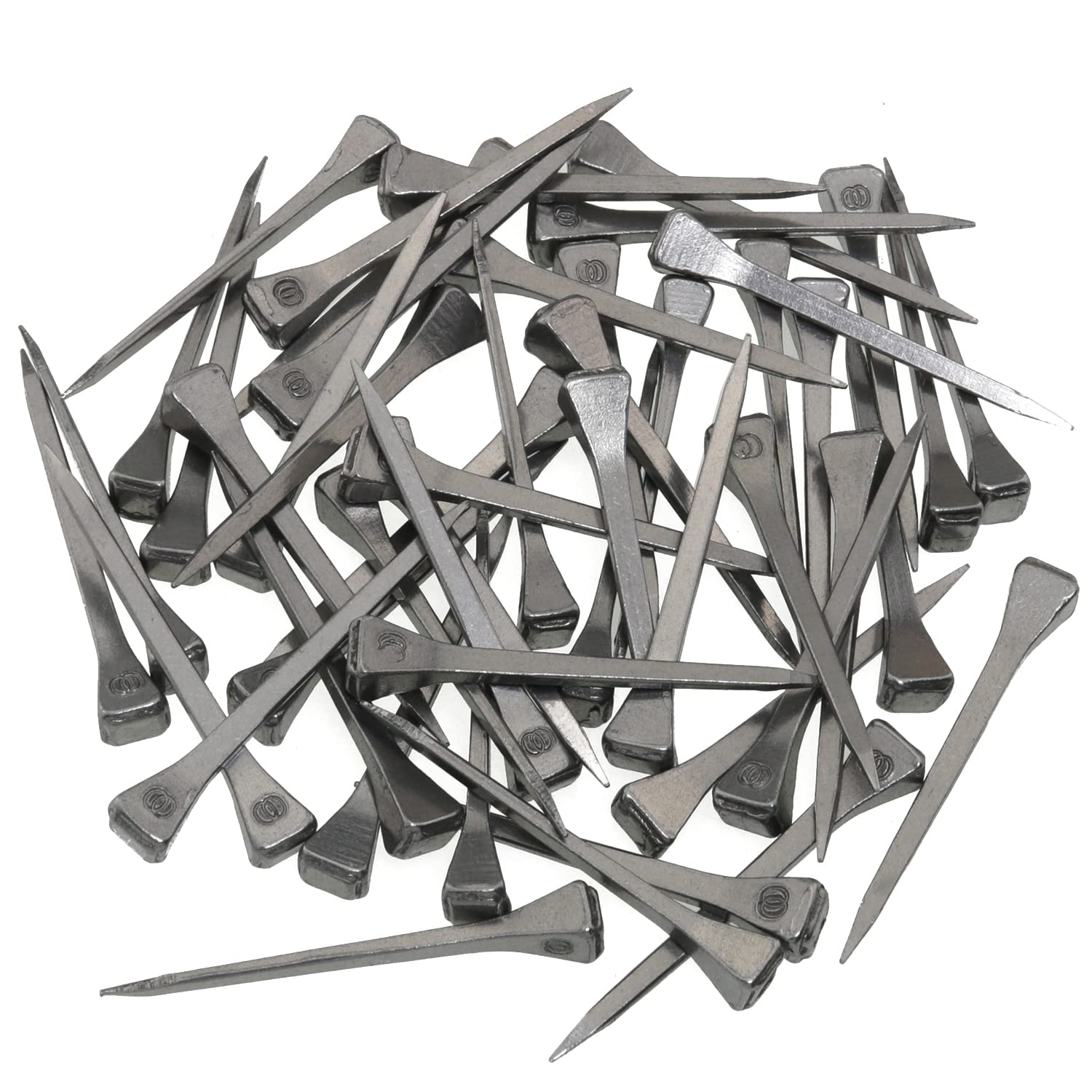 Jjhxsm 50Pcs Horseshoe Nail E5 51Mm Cold-Rolled Steel Horseshoe Nails For Horse Raining Harness Repair