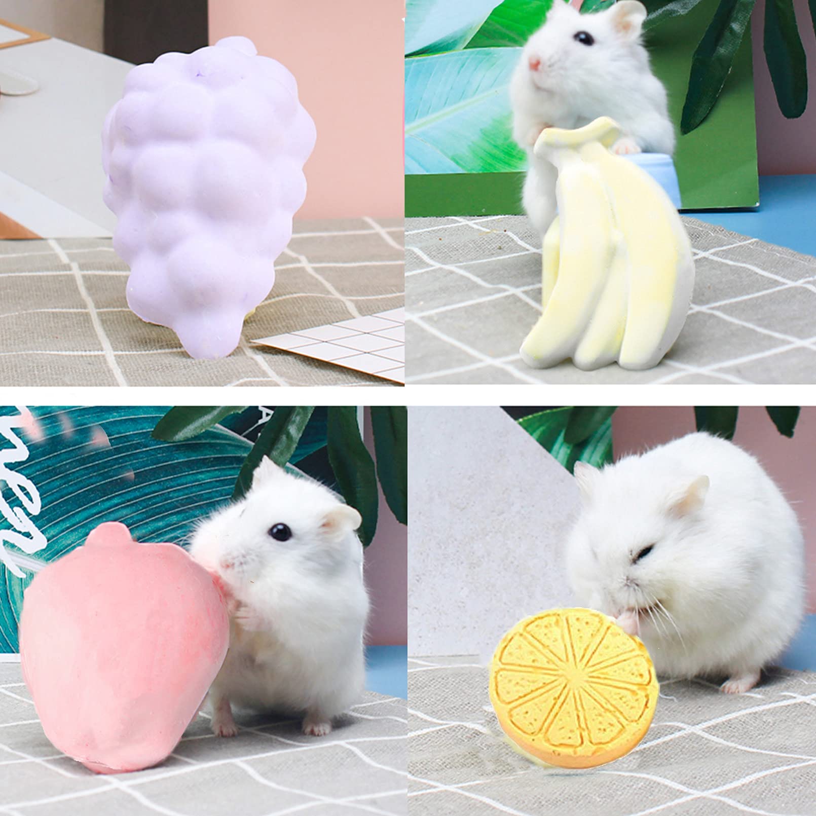 Tfwadmx Lava Block Chew Toys Teeth Grinding Pet Lava Block Calcium Stone For Chinchilla Hamster Mouse Squirrels And Small Pet 4