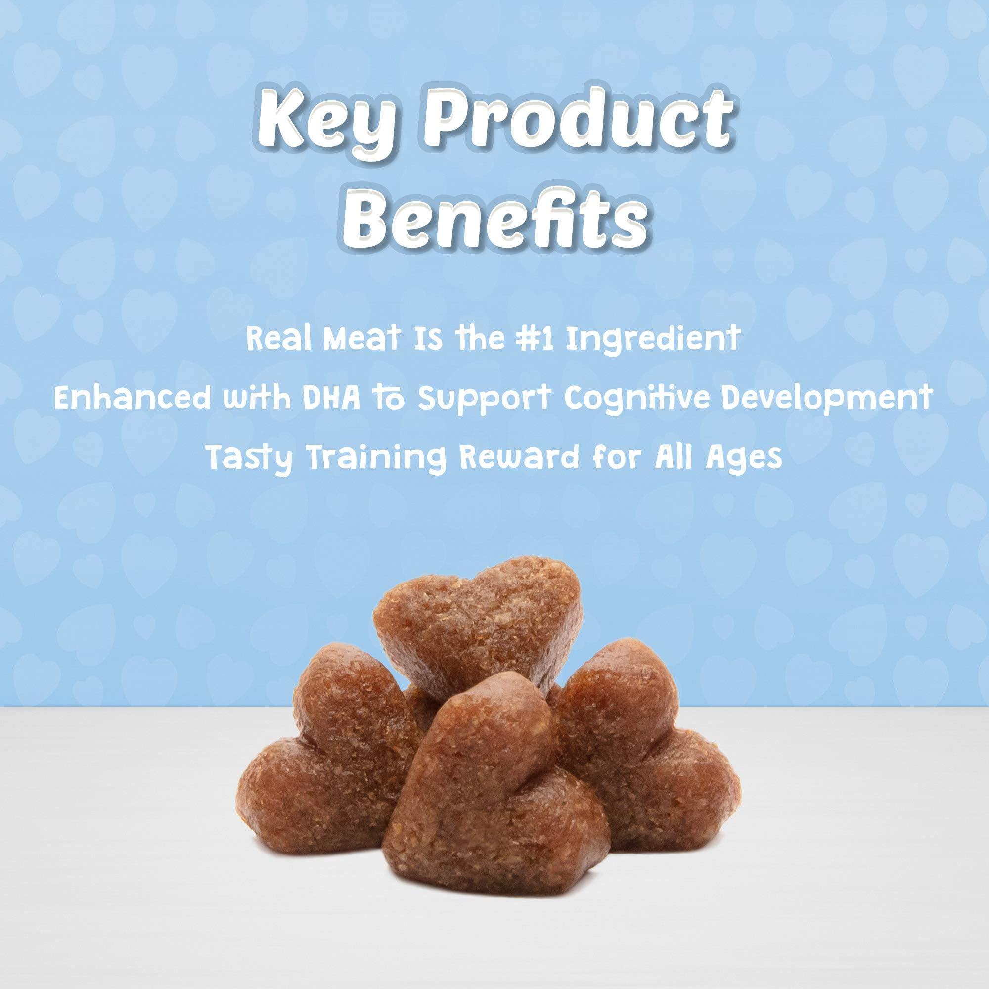 Blue Buffalo Bits Soft Dog Treats for Training, Made With Natural Ingredients & Enhanced with DHA, Turkey Recipe, 4-oz Bag