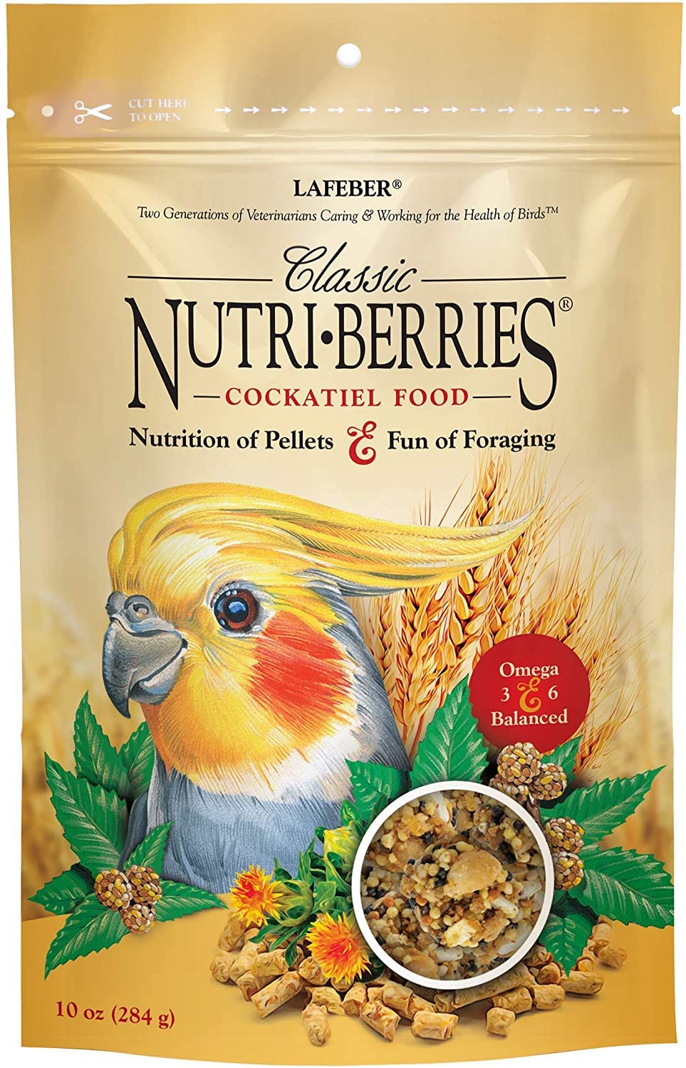 LAFEBERS Nutriberries Original Cockatiel 2 pk 10 oz