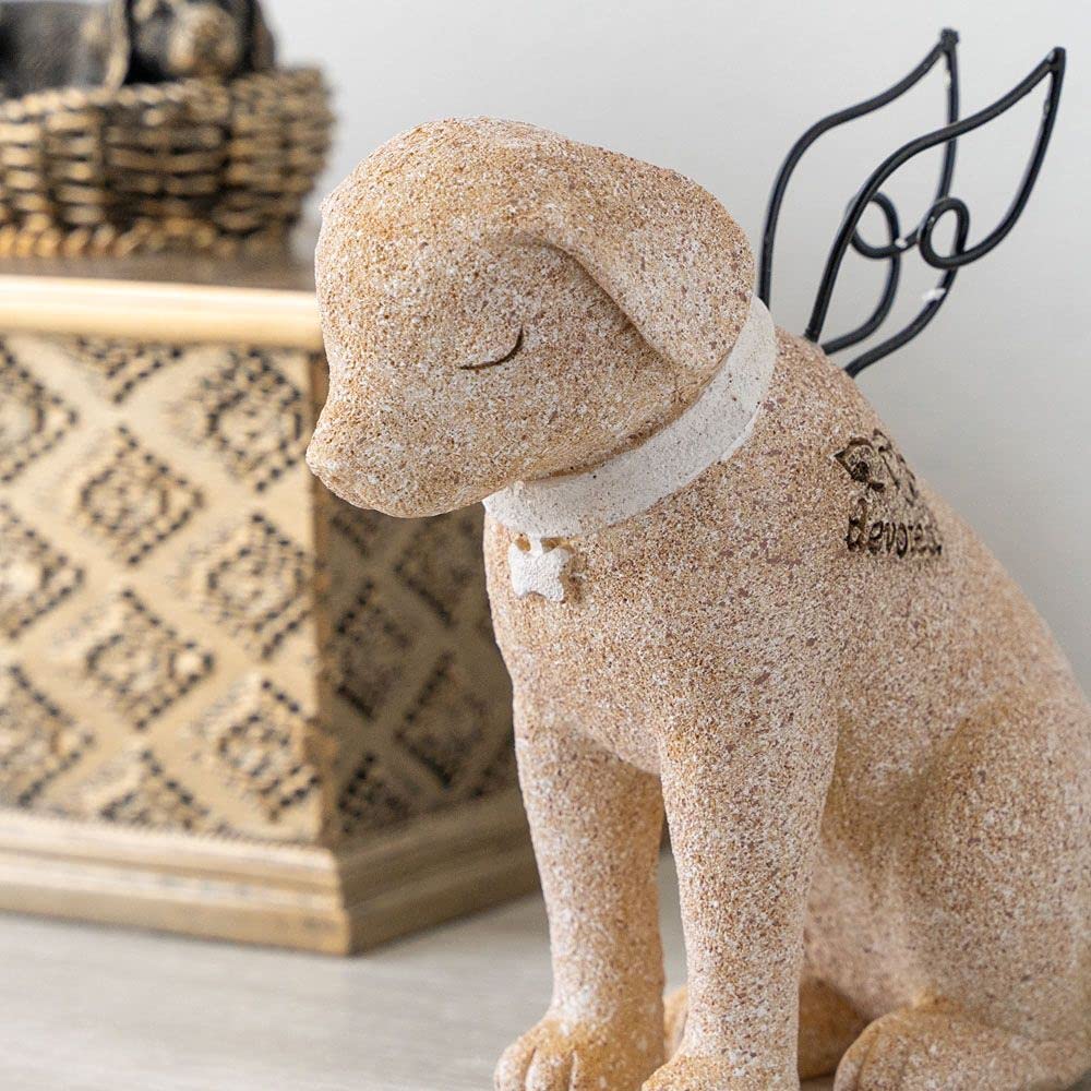 Iheartdogs Dog Memorial Devoted Dog Angel Figurine - Dog Statue Pet Memorial Gifts