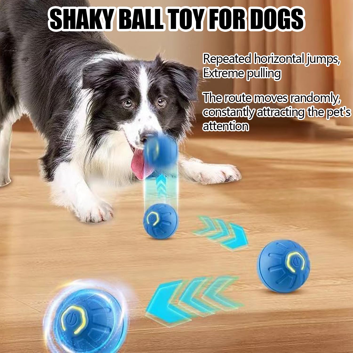 Xihongshi Shaky Ball Toy For Dogs, Shaking Dog Ball, Vibrating Dog Ball,Vibrating Ball For Dogs, Interactive Dog Ball, Automatic