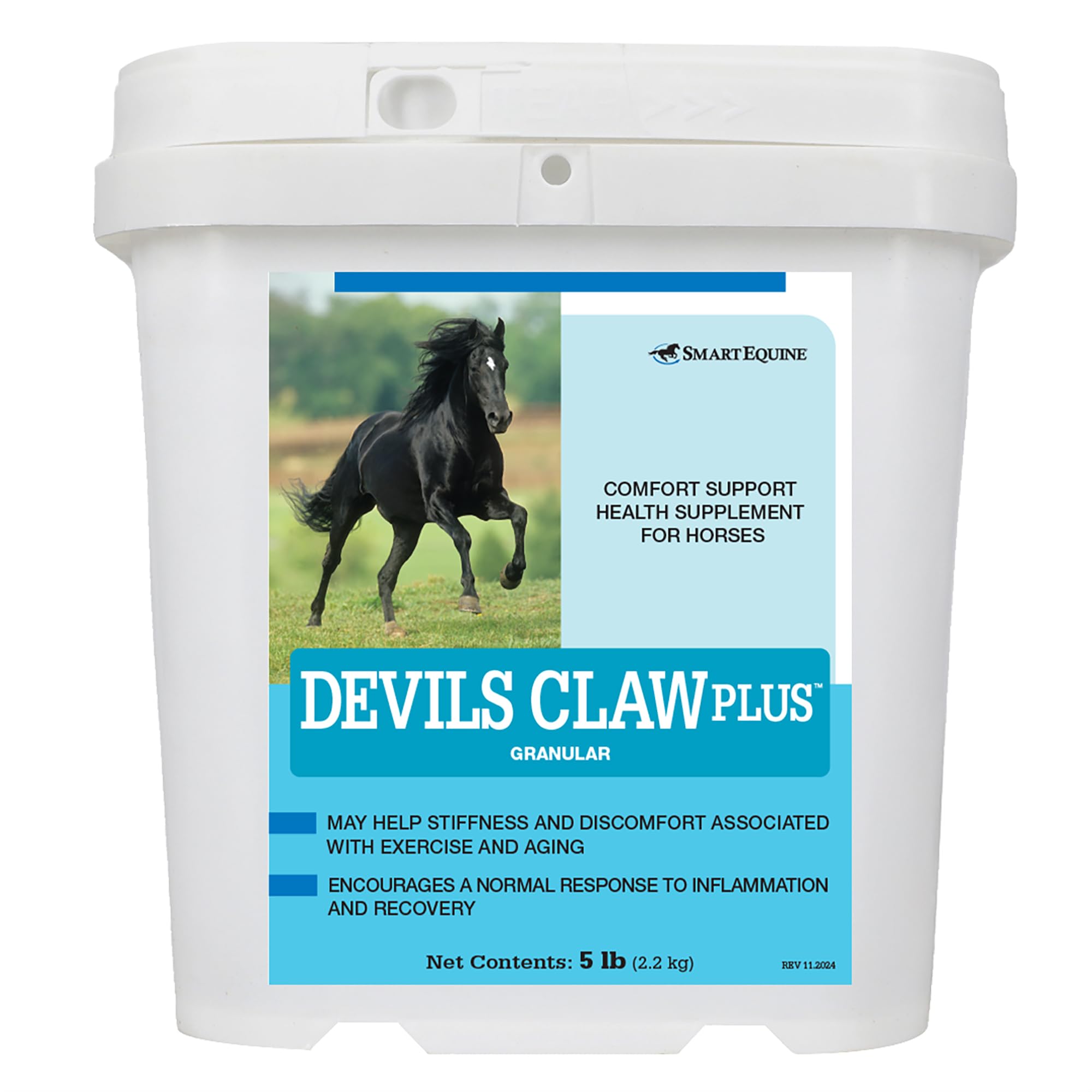 Uckele by SmartEquine | Devils Claw Plus Granular | Horse Joint Supplement with Yucca for Horses | Supports Joint Strength, Com