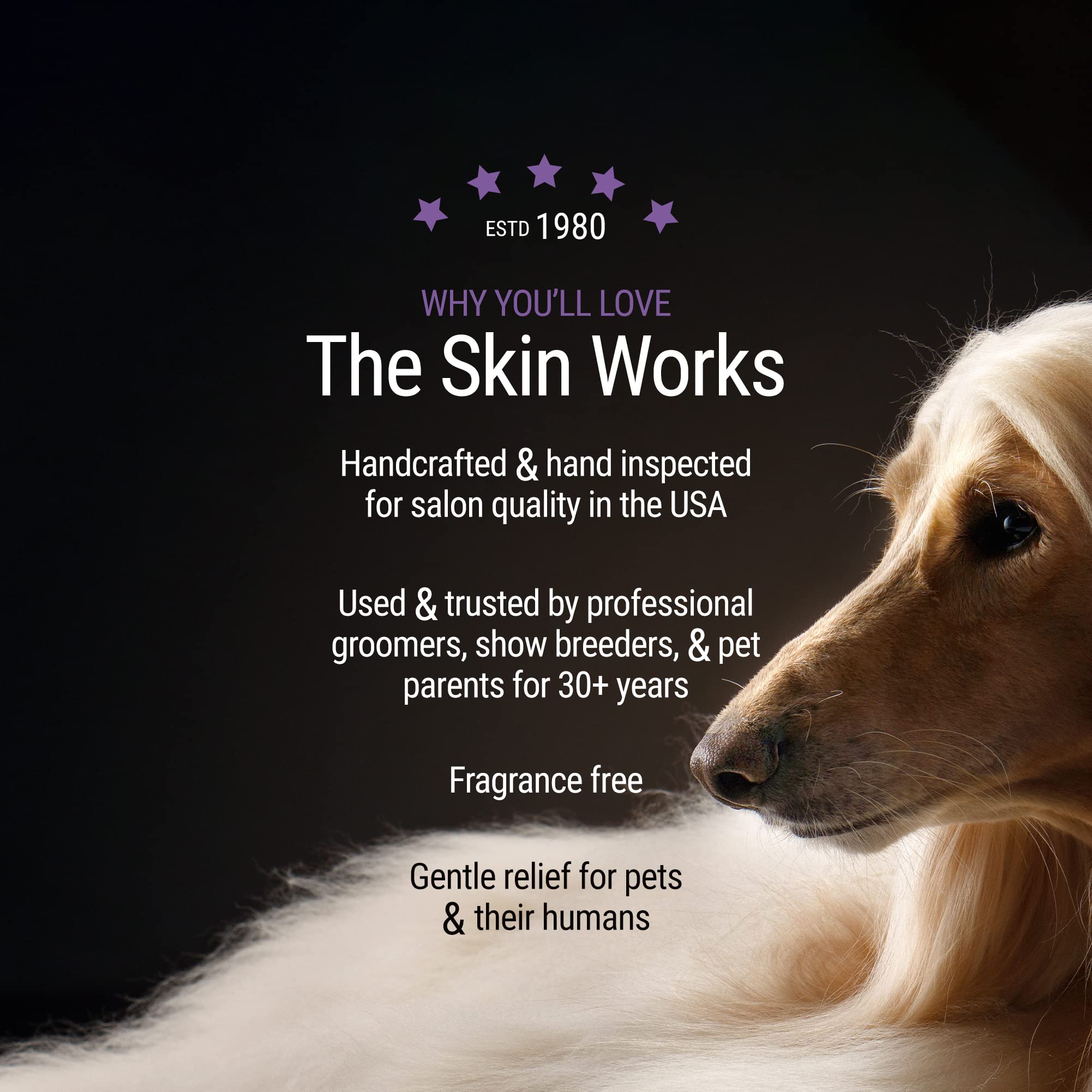 The Coat Handler Skin Works - All Natural Healing Balm for Pets & Humans, 4 oz - Non-Greasy, Soothes Calluses & Moisturizes Dry Skin
