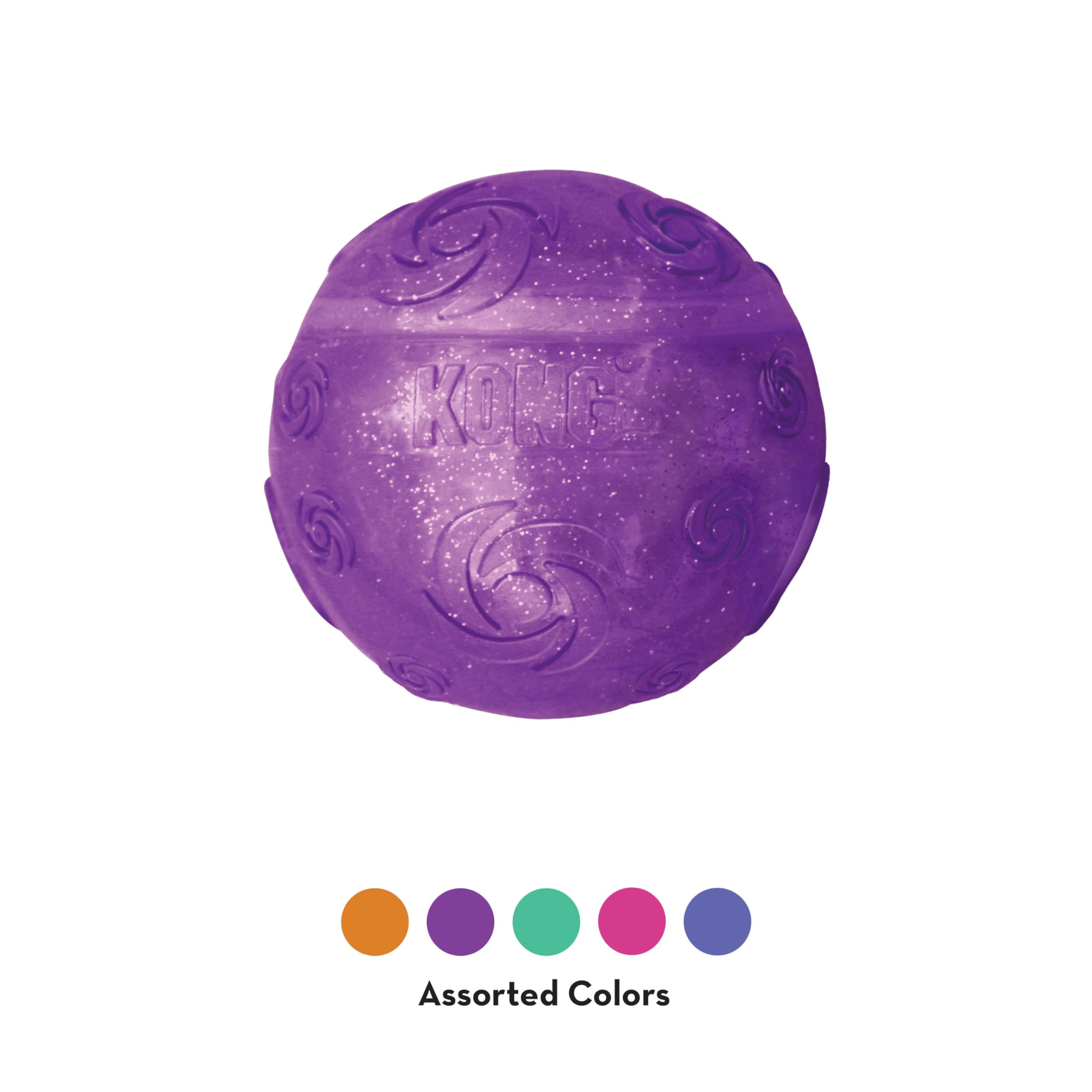 Kong Squeezz Crackle Ball, Medium, Colors May Vary