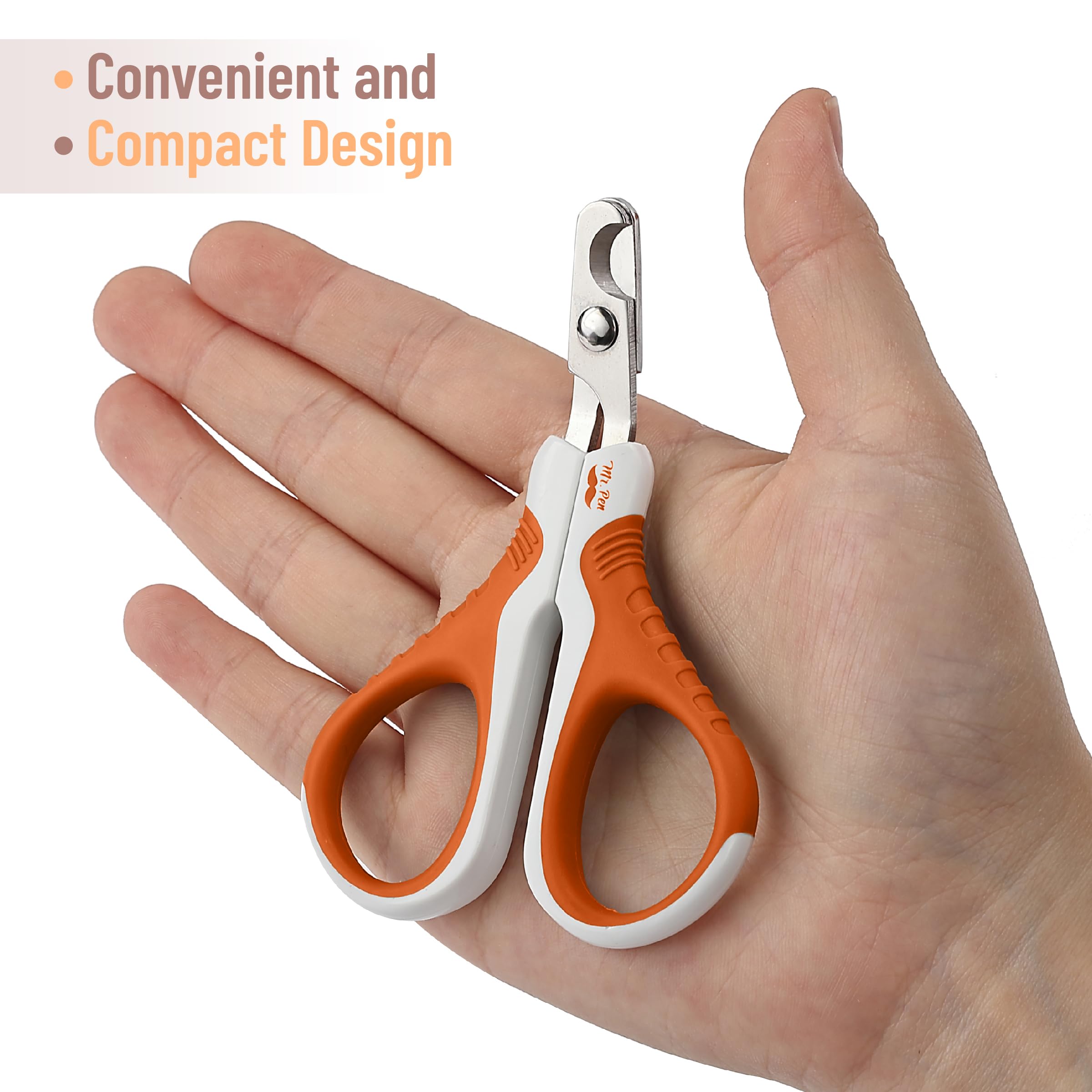 Mr. Pen- Cat Nail Clipper, Raspberry Red & White Cat Nail Trimmer, Cat Nail Clippers, Cat Claw Clippers, Cat Clippers For Nails, Pet Nail Clippers, Small Dog Nail Clipper Cat Claw Trimmer