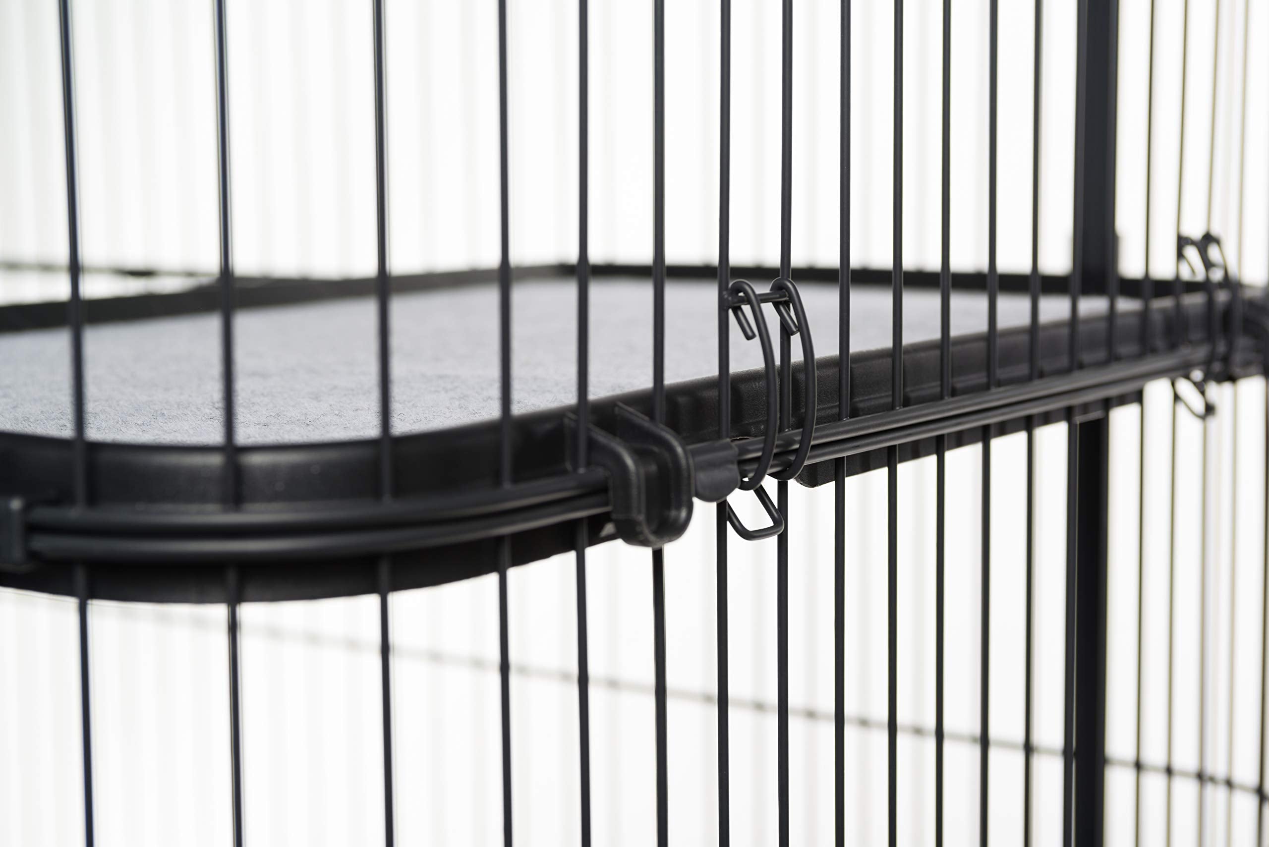 Prevue Pet Products Replacement Platform Shelf For 7500 & 7501 Cat Cages, Black (7503)