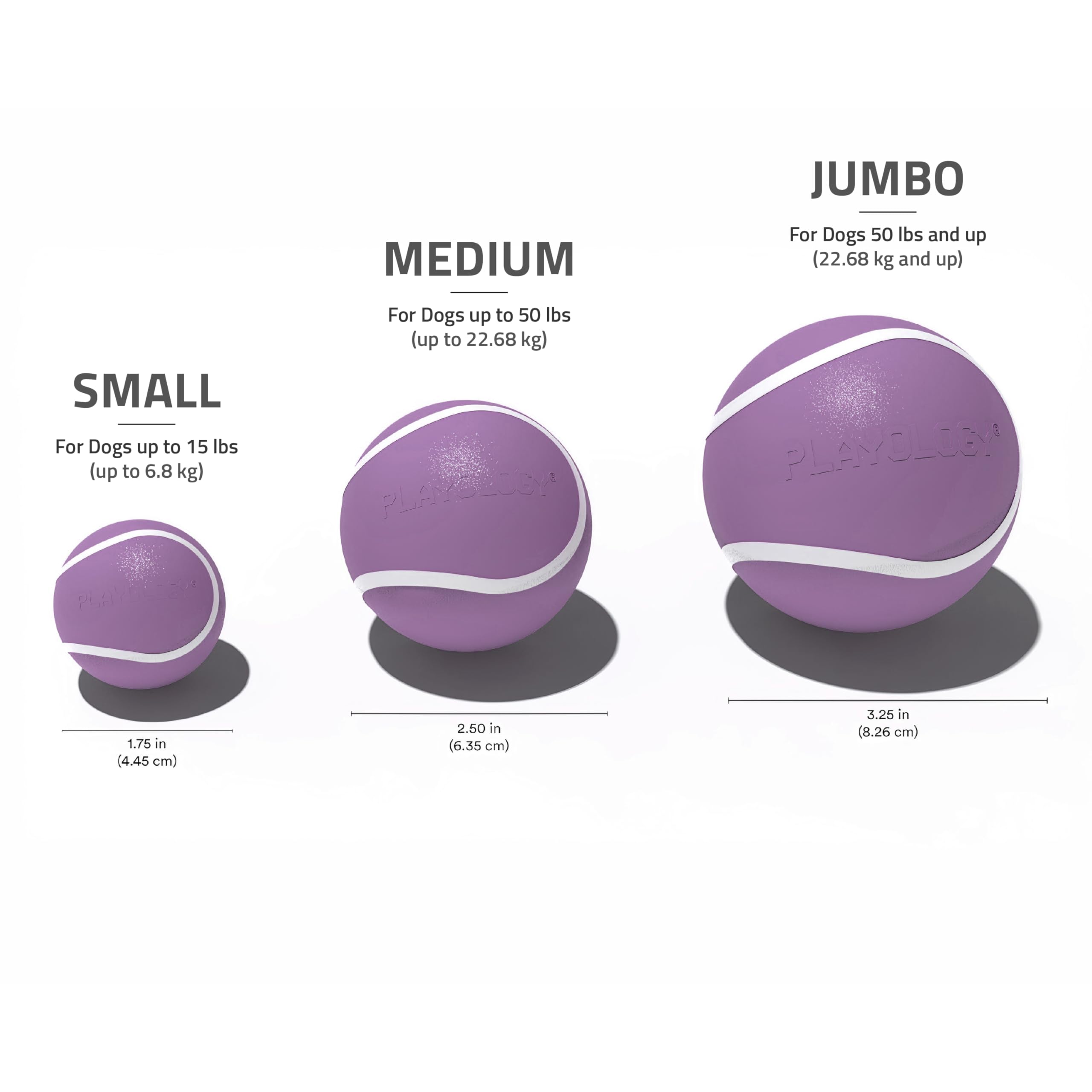 Playology Dog Toys | Squeaky Chew Ball - Bouncy Durable Floating Fetch Ball for Dogs | Jumbo Bacon Scented Toy - Easy to Clean a