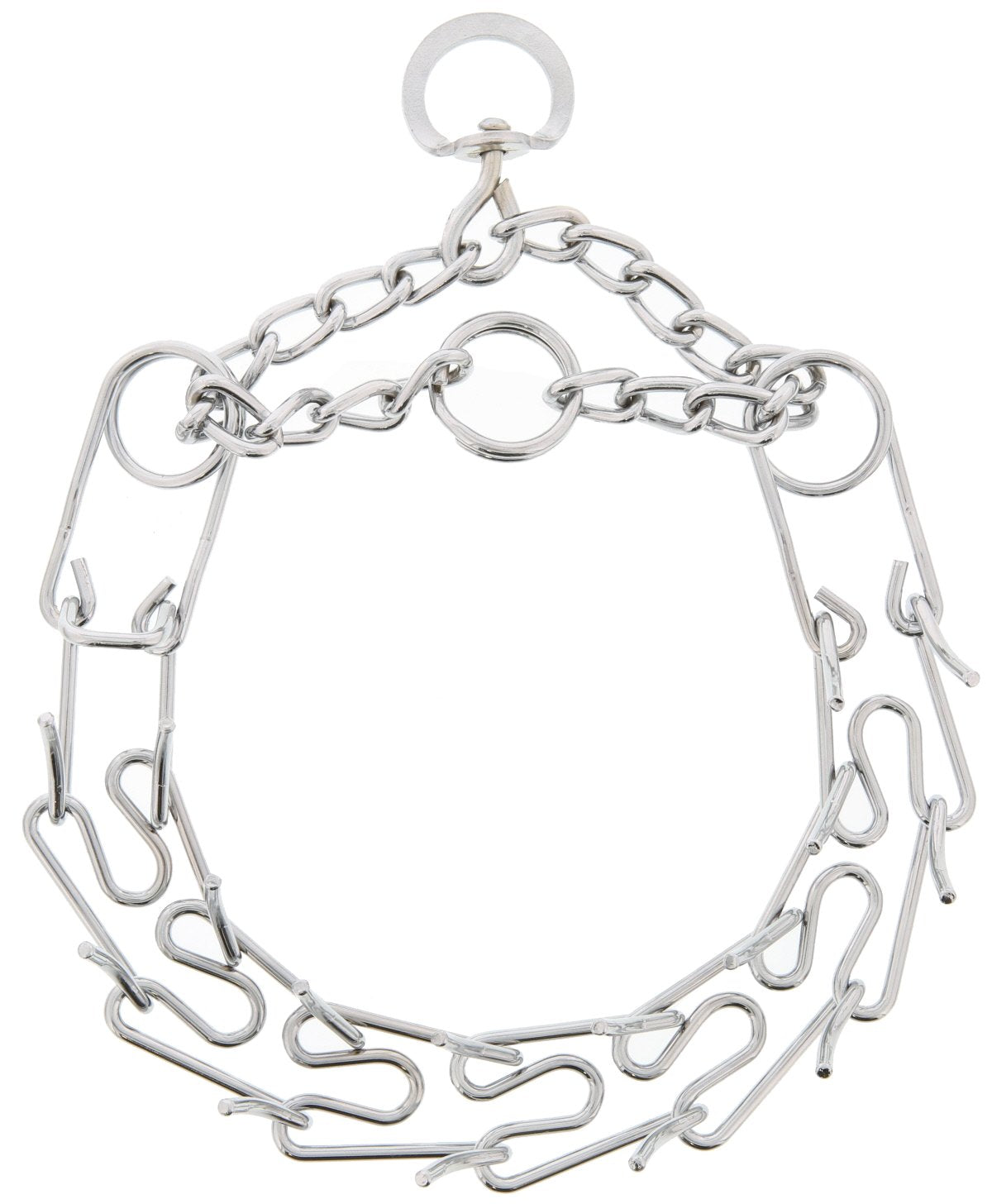 Choker Prong/Pinch/Spike Chain Collar 20' For Dogs Up To 250 Lbs