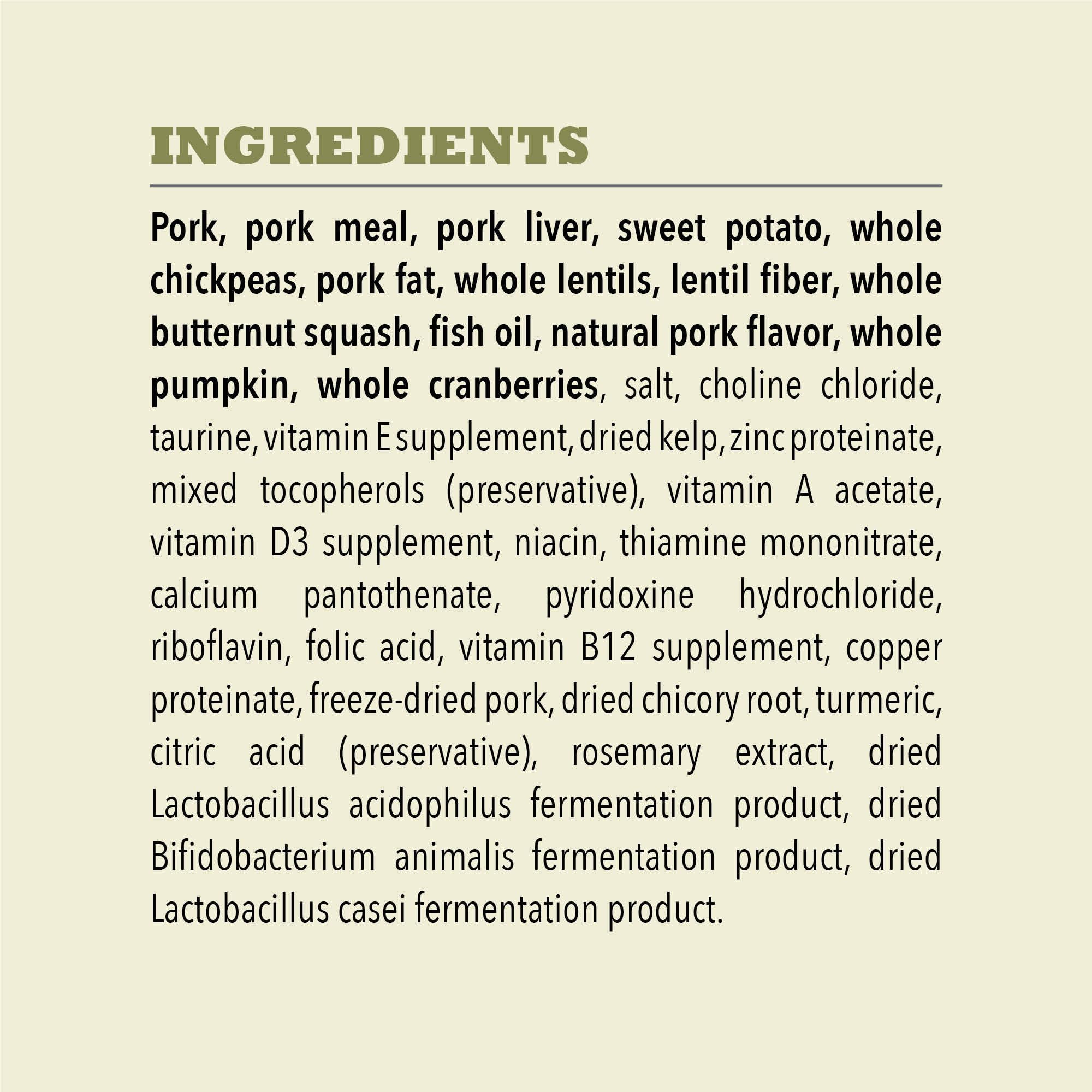 ACANA Singles Limited Ingredient Dry Dog Food, Grain Free, High Protein, Pork & Squash Recipe, 22.5 lb