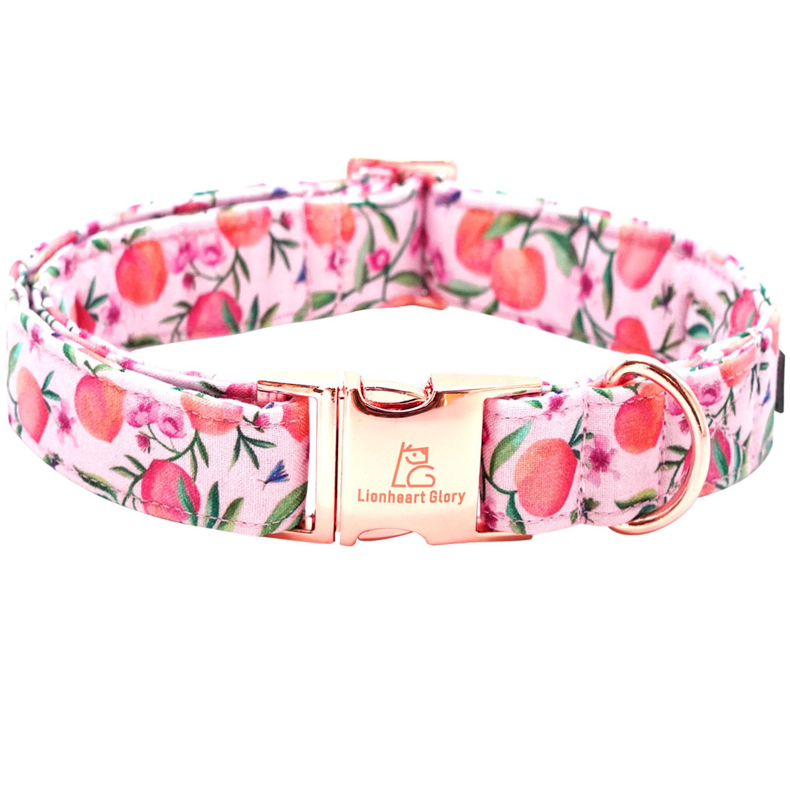Lionheart Pink Dog Collar For Large Dogs - Soft, Durable, Adjustable