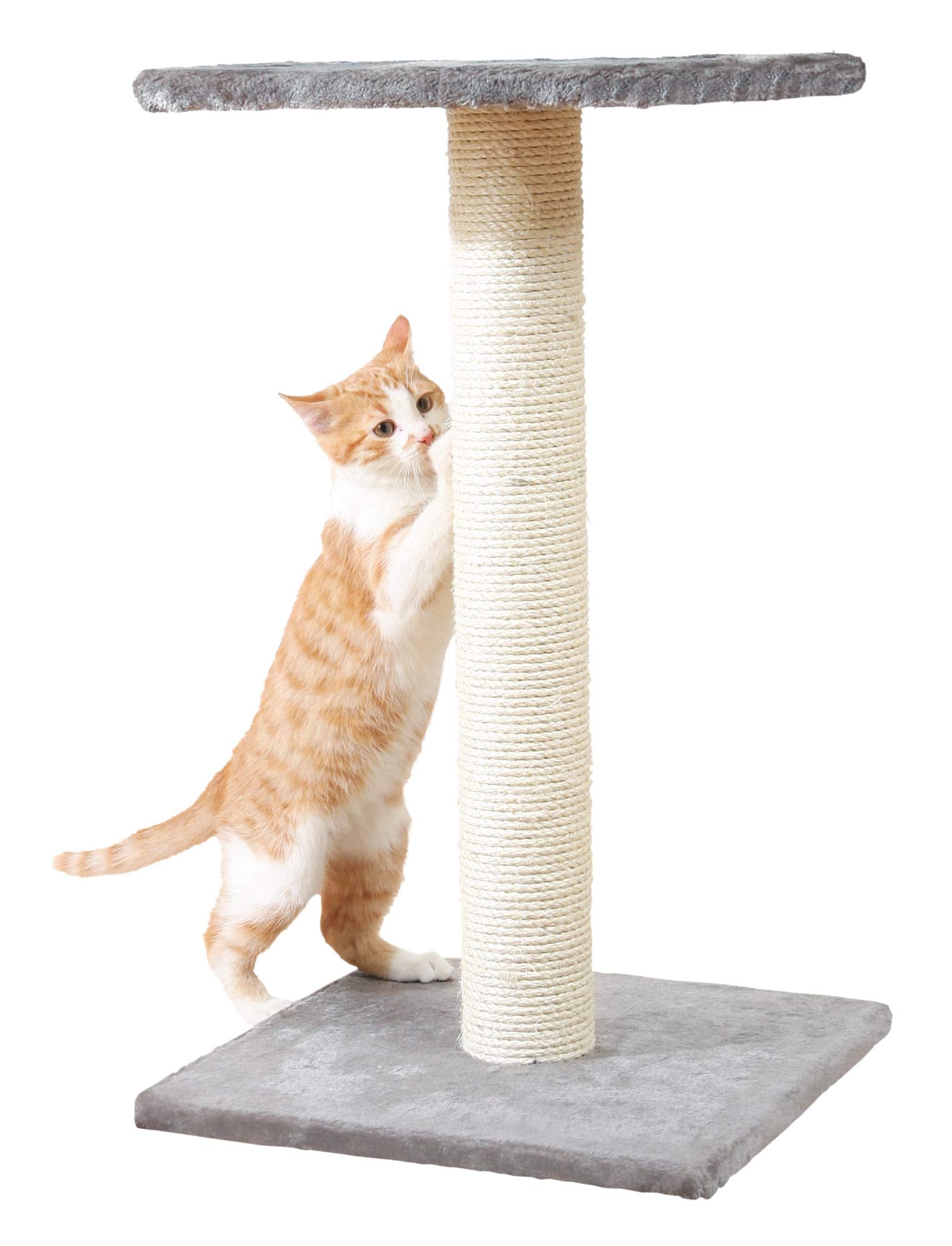 Trixie Espejo Scratching Post With Resting Platform | 27' Tall | Gray