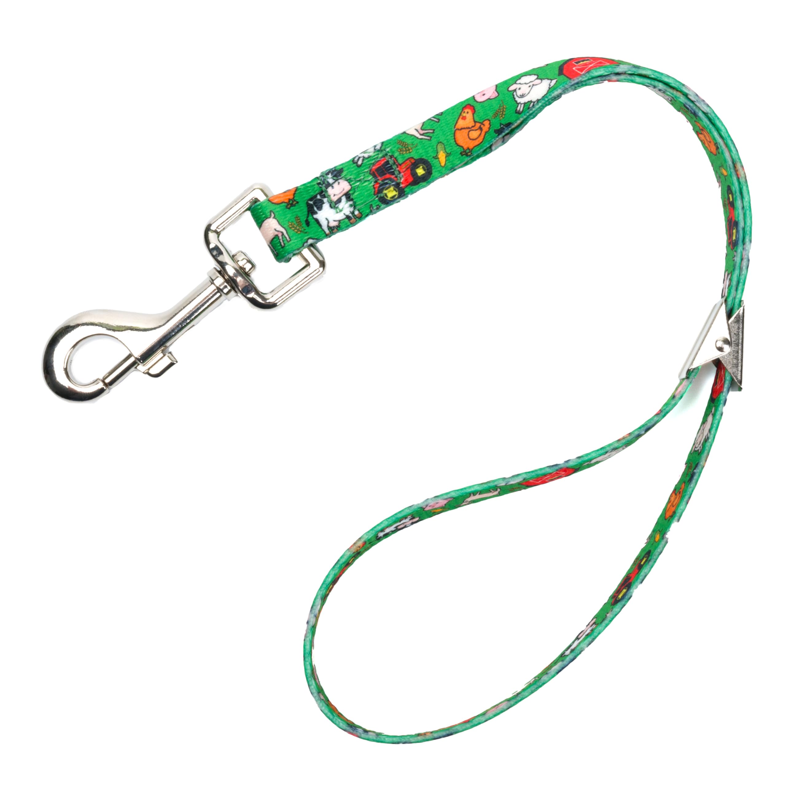 Country Brook Petz - Farm Life Y'All Spring Loaded Grooming Loop Featuring Unique Designs For Any Style (5/8 Inch Wide, 16.5 Inc