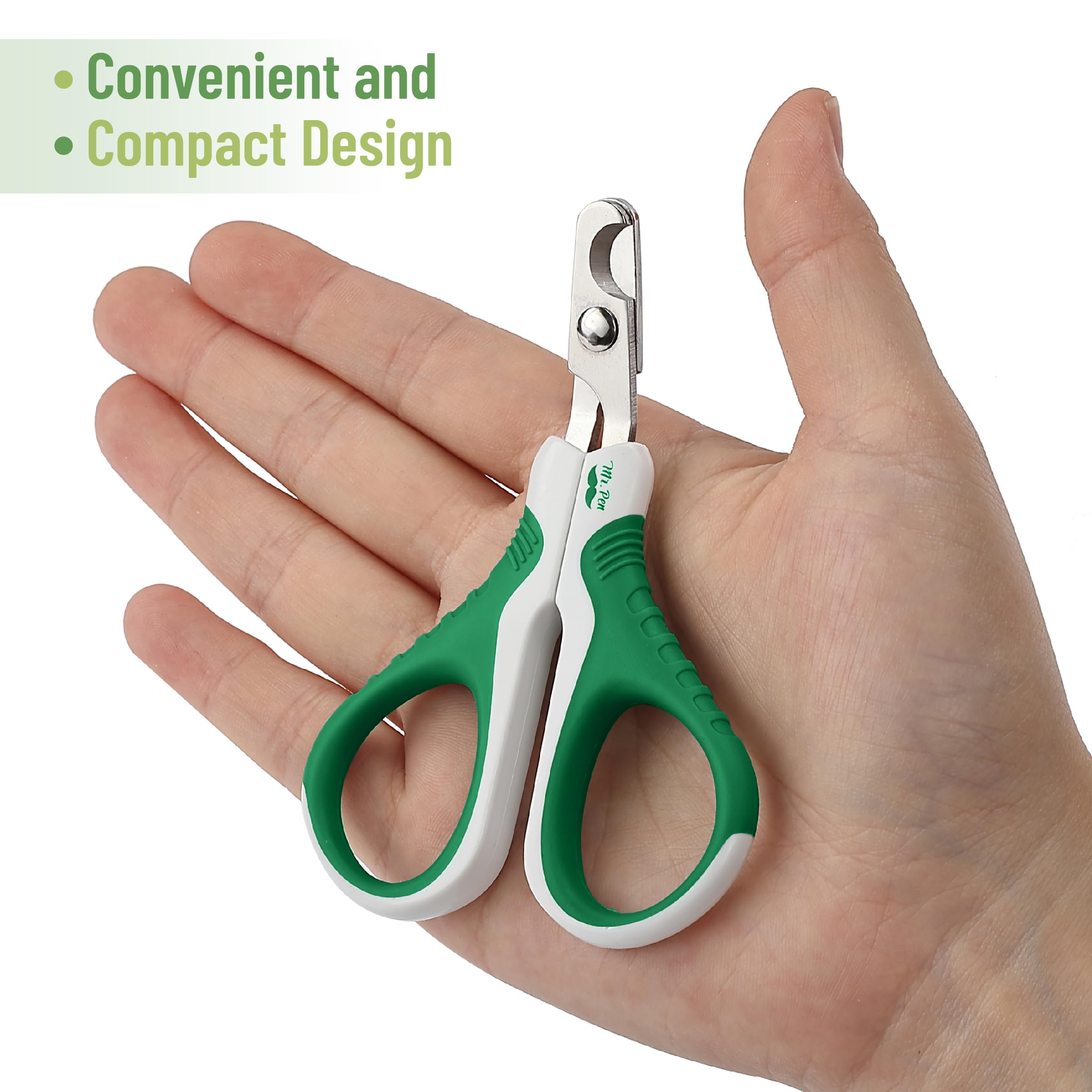 Mr. Pen- Cat Nail Clipper, Green & White Cat Nail Trimmer, Cat Nail Clippers, Cat Claw Clippers, Cat Clippers For Nails, Pet Nail Clippers, Kitten Nail Clipper, Small Dog Nail Clipper Cat Claw Trimmer