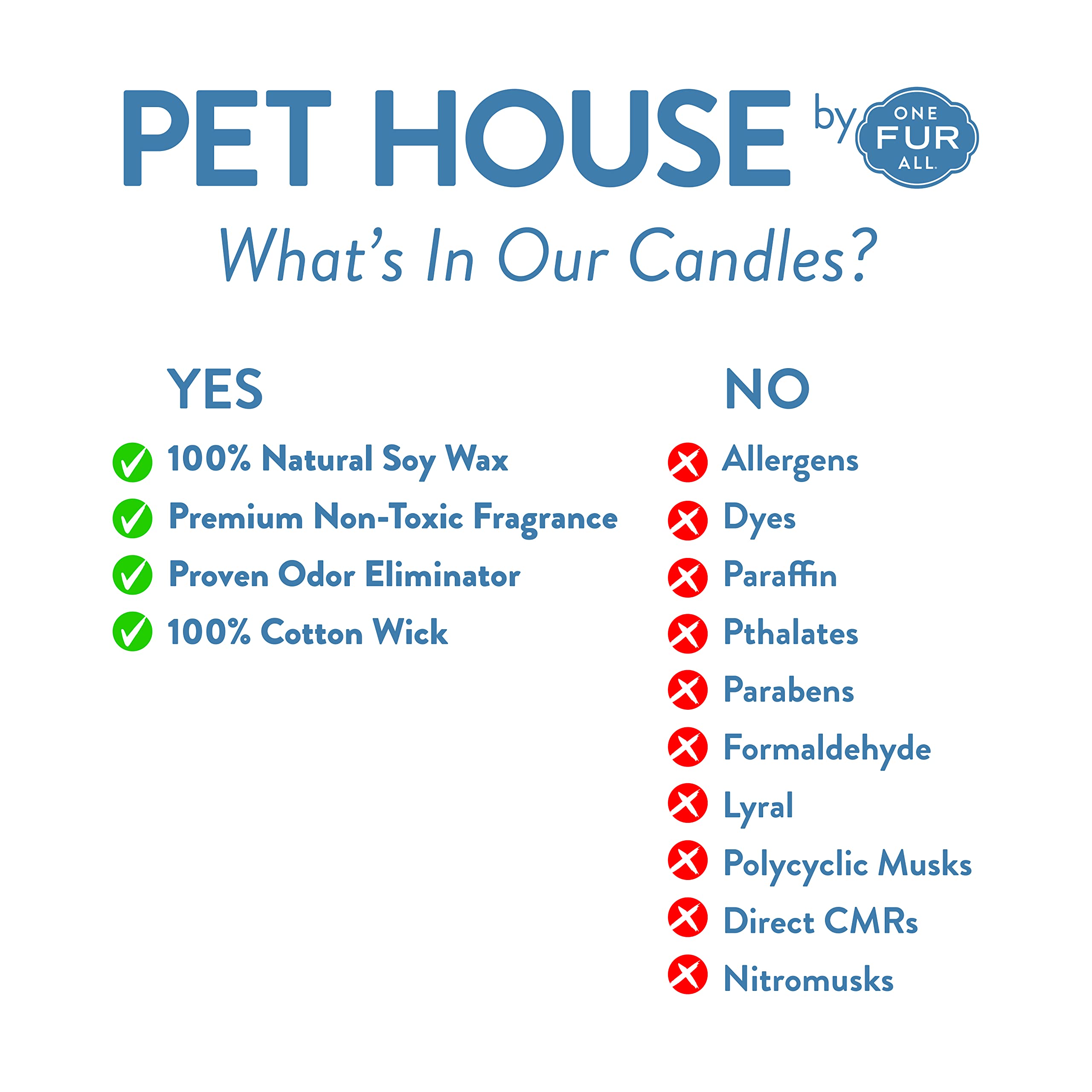 One Fur All Value Pack, Scented Pet Friendly Candles, Room Spray And Car Air Fresheners, Long Lasting Pet Odor Solutions For Hom