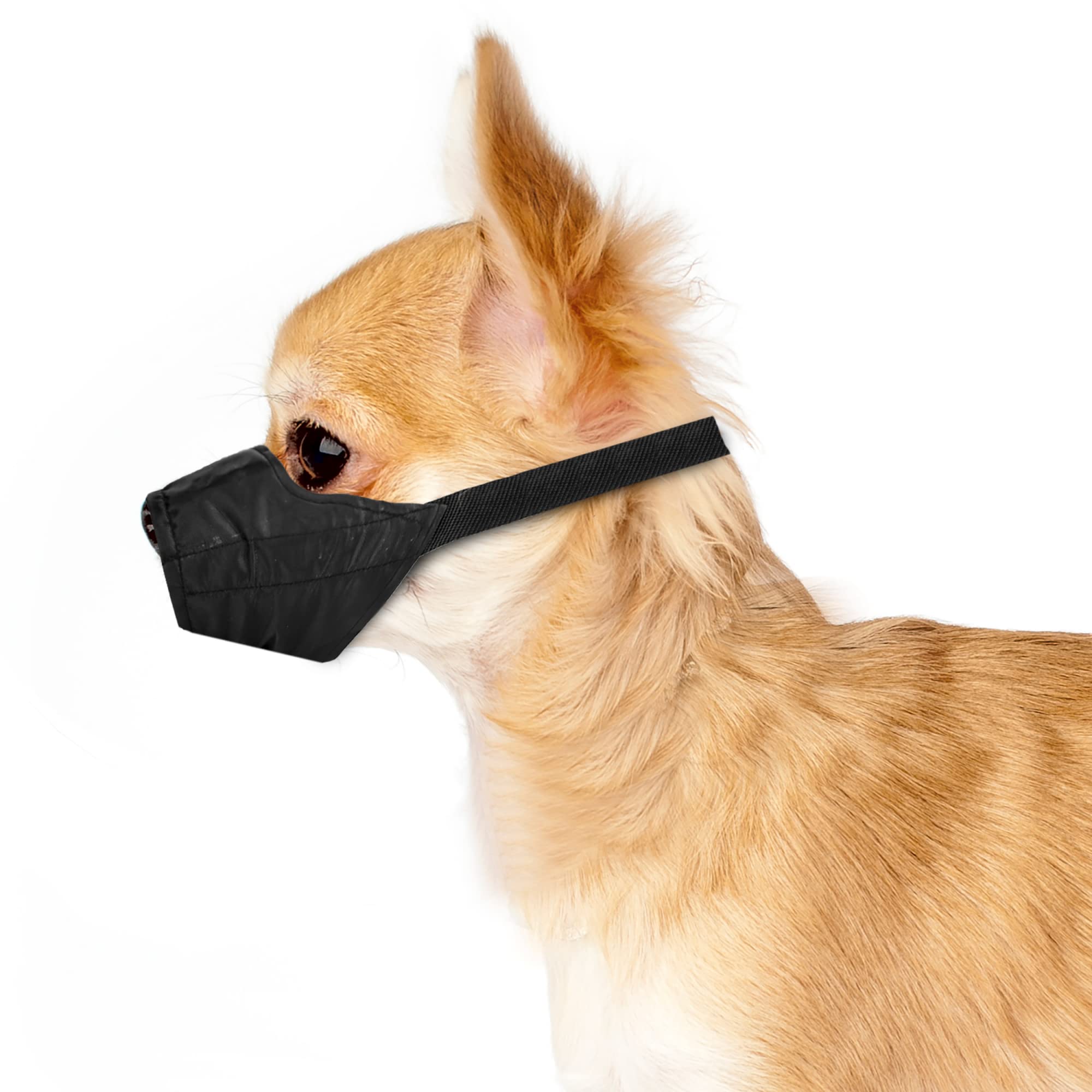 Weebo Pets Dog Muzzle For Small Dogs 5-15Lbs (Xx-Small) Soft Mesh Nylon Quick Fit Dog Muzzle - Small Breed Dog Grooming Supplies