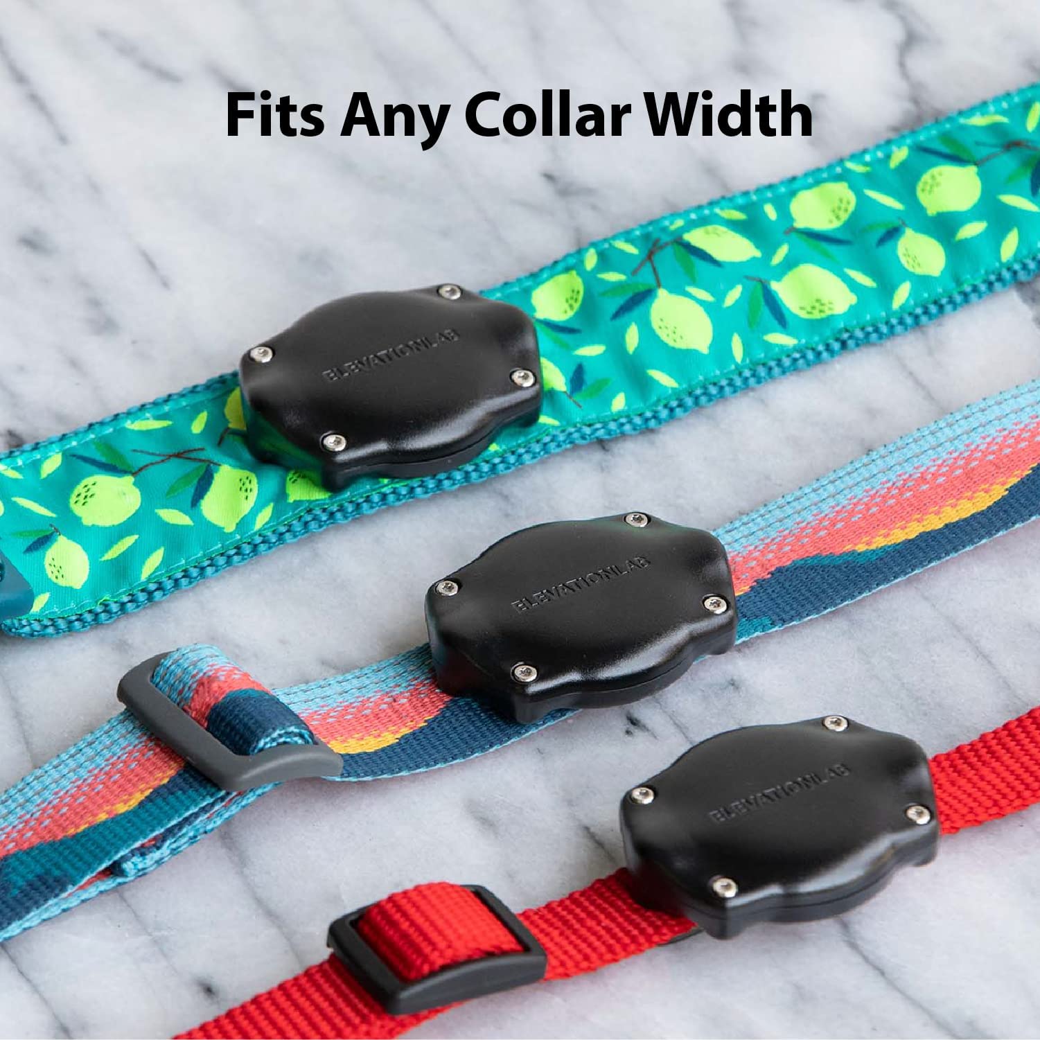 Tagvault Pet (4 Pack) - The Original Airtag Dog Collar Waterproof Mount | Ultra-Durable, Fits All Width Collars | Elevation Lab