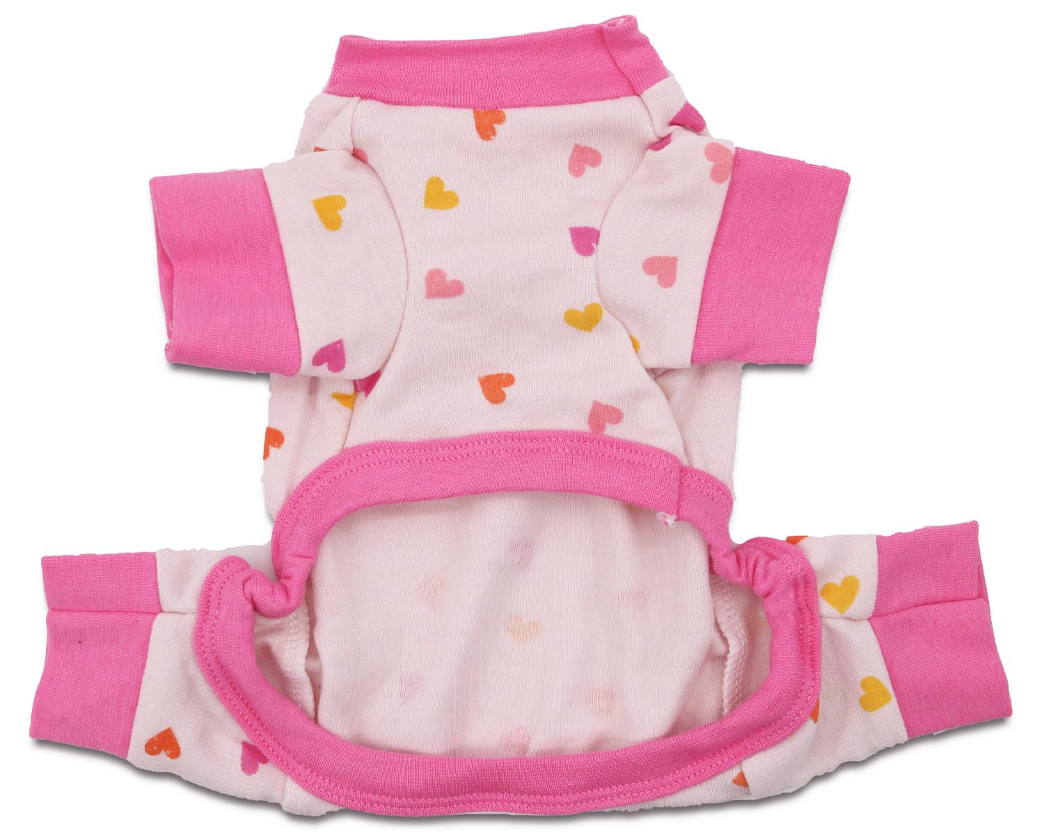 Droolingdog Small Dog Pajamas Dog Pjs For Medium Dogs Doggie Onesie For Small Dogs With Cute Heart Pattern