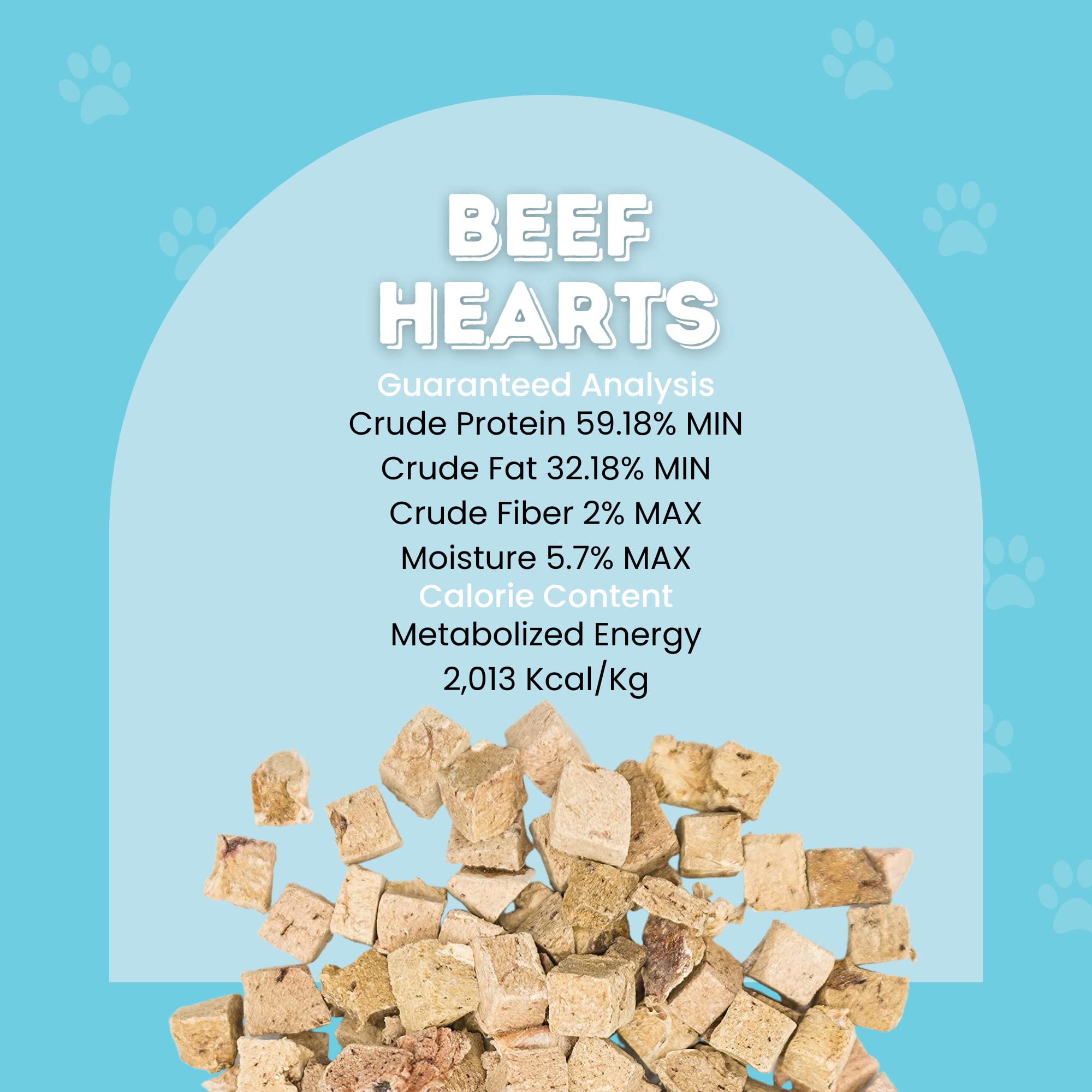 hotspot pets Freeze Dried Raw Beef Meal Toppers for Dogs - Single Protein, All Natural, Grain-Free - Perfect for Training, Toppe