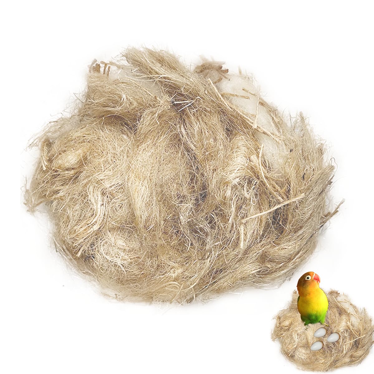 Natural Mixing Bird Nesting Materials,4 Kinds Of Material Professional Ratio Matching Nesting Material Pads For Bird,Bird Nestin