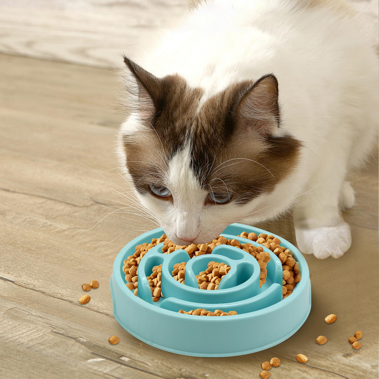 Slow Feeder Dog Bowls Puzzle Dog Bowl with Anti-Slip Slow Feeder & Non-Slip Design, Boredom and Anxiety Reducer Suitable for All