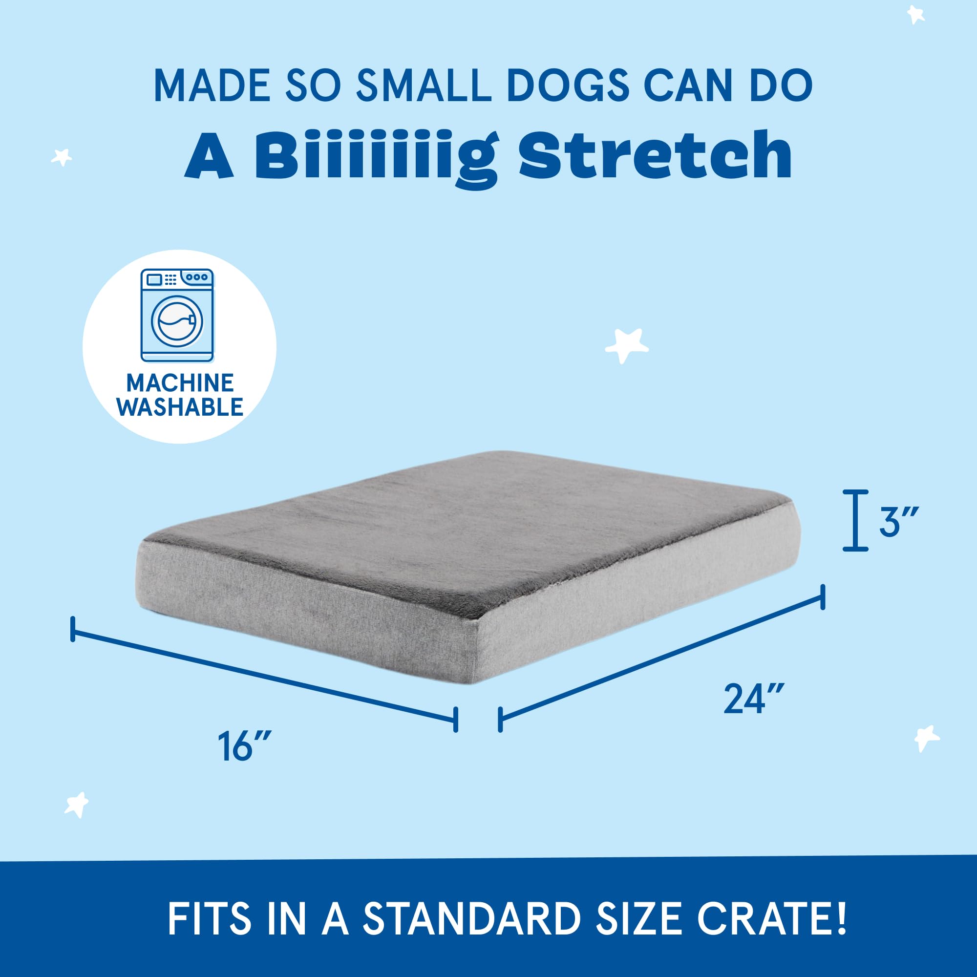 Barkbox Orthopedic Dog Bed with Memory Foam, Premium Comfort for Dogs and Puppies, Dog Bed for Joint Relief and Restful Sleep, D