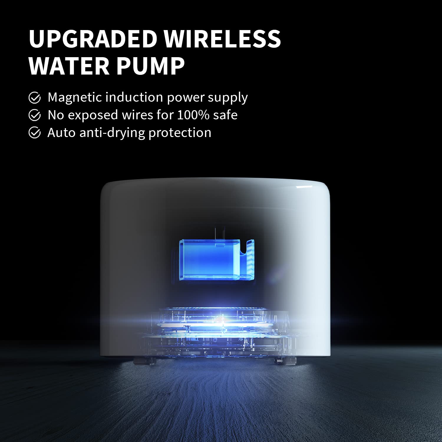 Petkit Eversweet 3 Pro Cat Water Fountain With Wireless Pump, 1.35L/46Oz Stainless Steel Pet Fountains For Cats Indoor, Automati