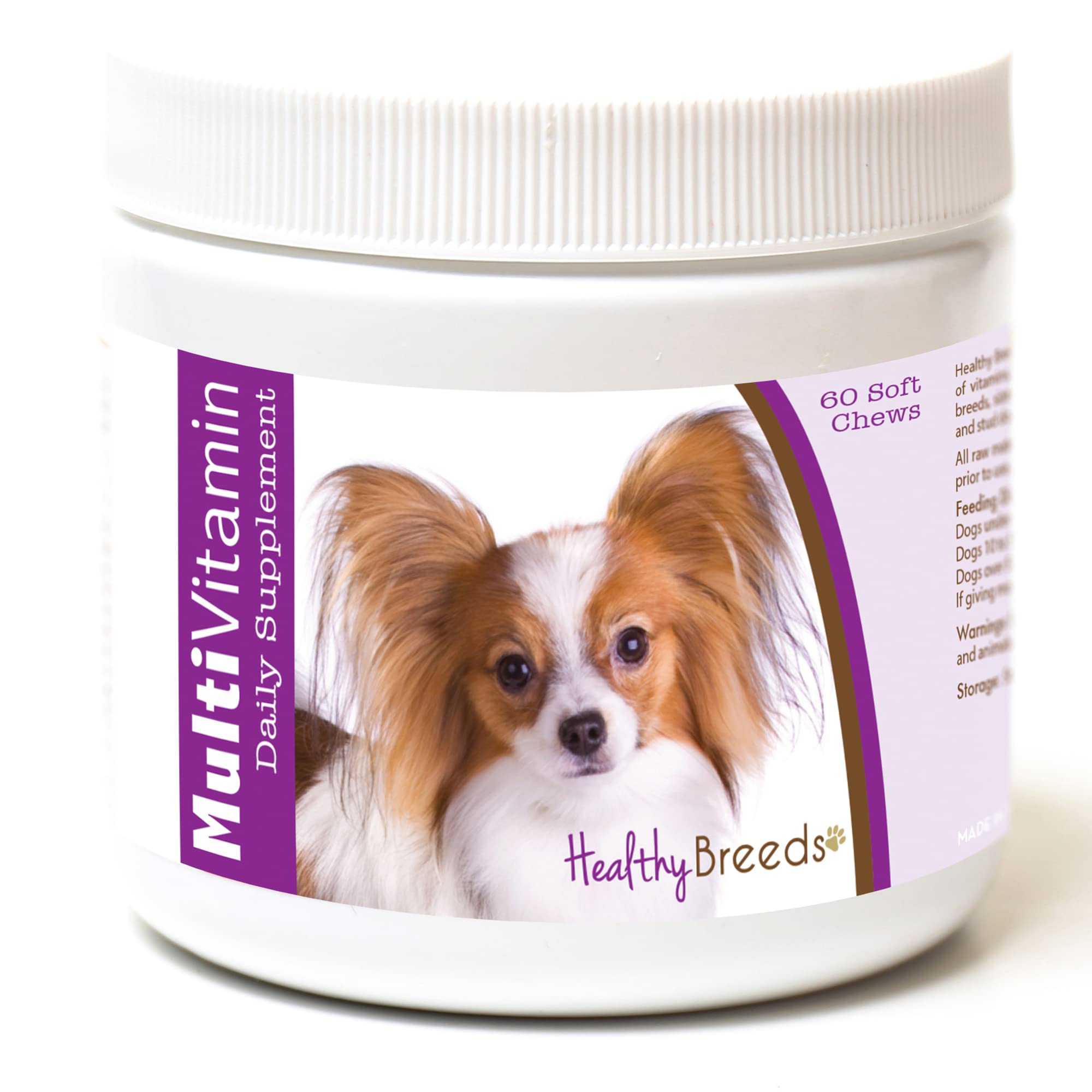 Healthy Breeds Papillon Multi-Vitamin Soft Chews 60 Count