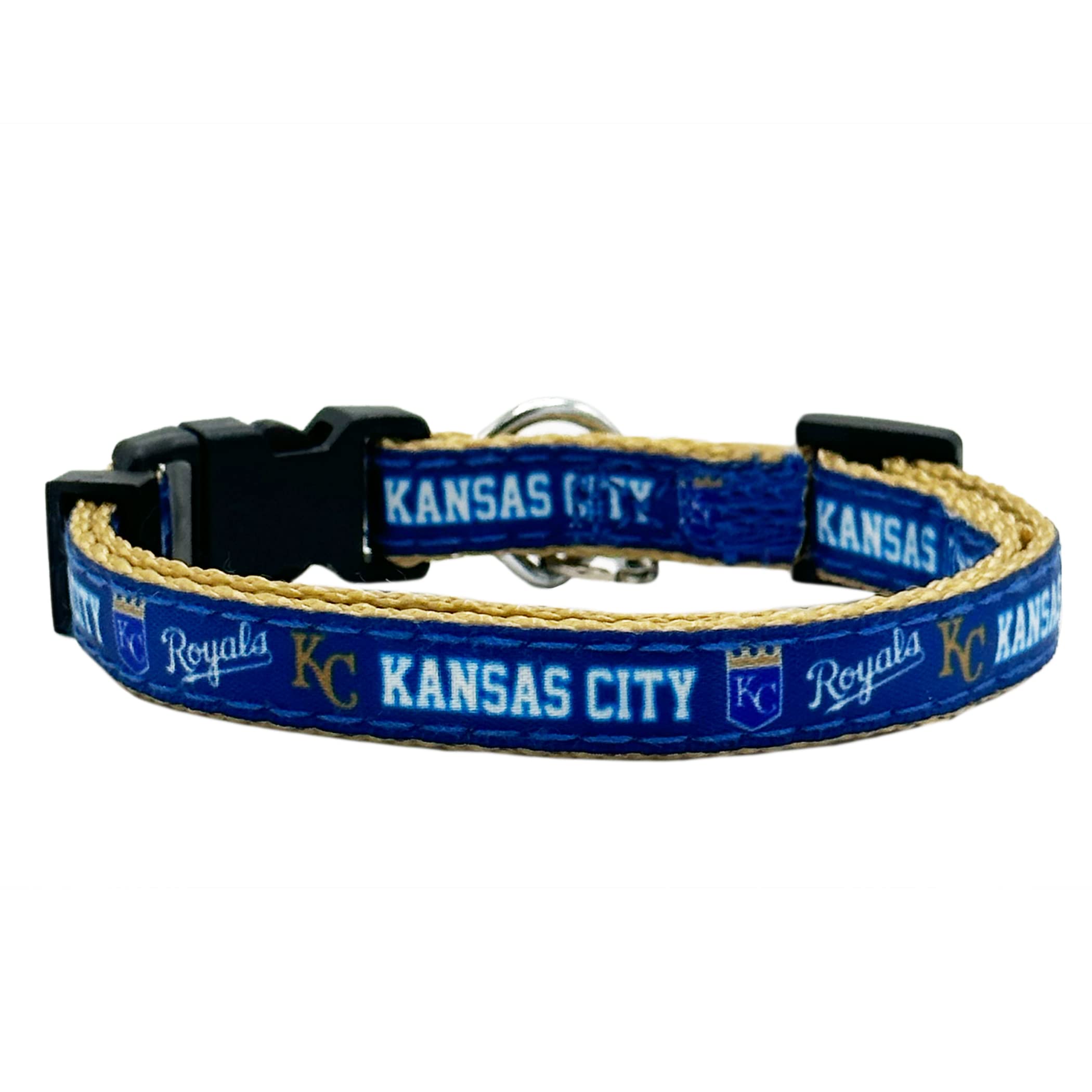 Mlb Cat Collar Kansas City Royals Satin Baseball Team Cat Collar With Bell For Dogs & Cats