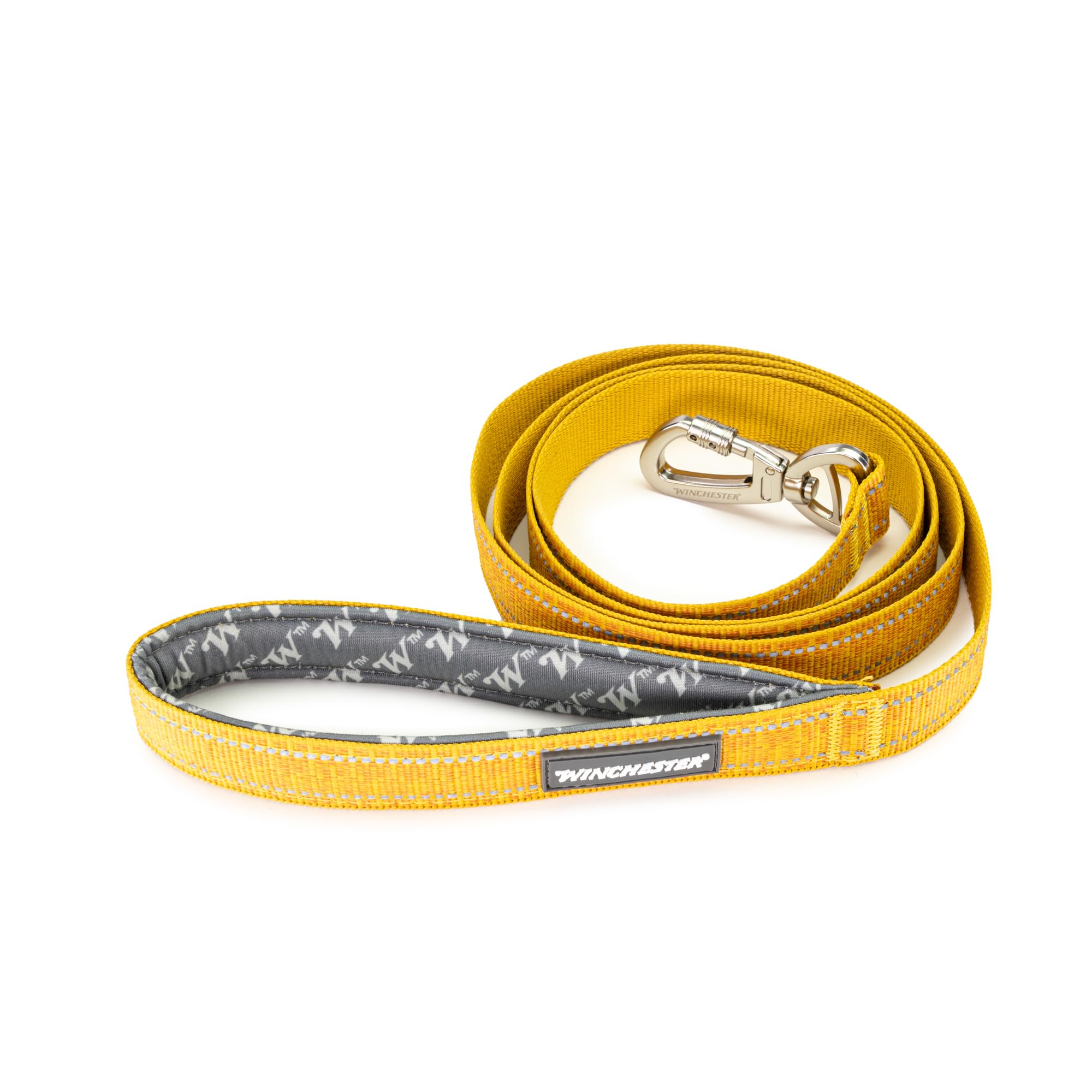 Winchester Pet Deluxe Reflective 6-Foot Carabiner Poly Webbing Leash, Hawaiian Sunset