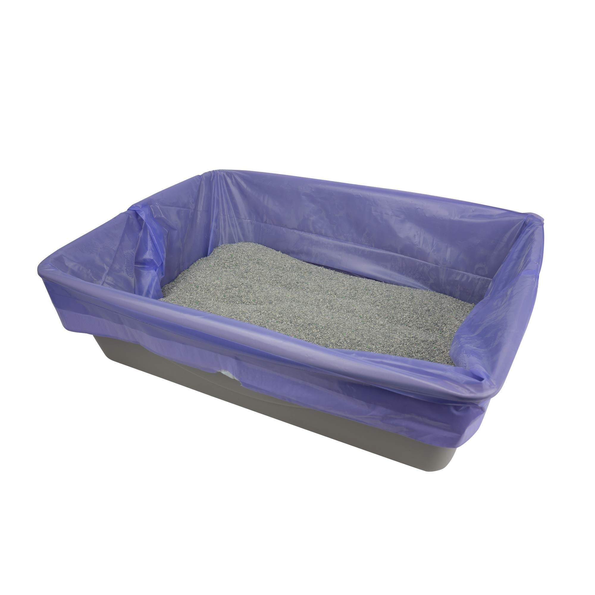 Fresh Step Drawstring Large Litter Box Liners | Heavy Duty Liners For Cat Litter Box | Scented & Unscented Available | Quick & Easy Cleanup, Scented, Jumbo - 4 Pack