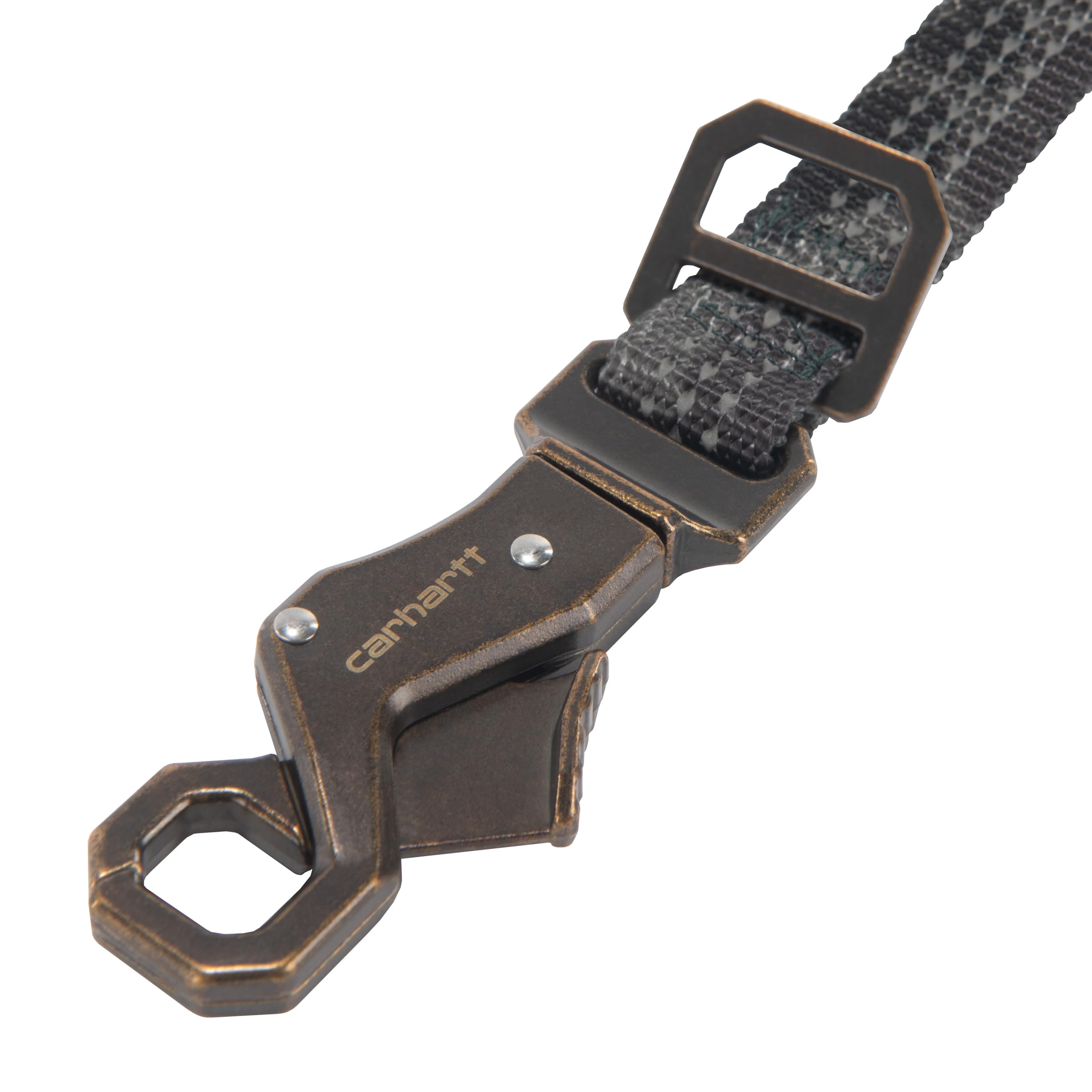Carhartt Pet Durable Nylon Webbing Leashes For Dogs, Reflective Stitching For Visibility, Duck Camo Tarmac, Small