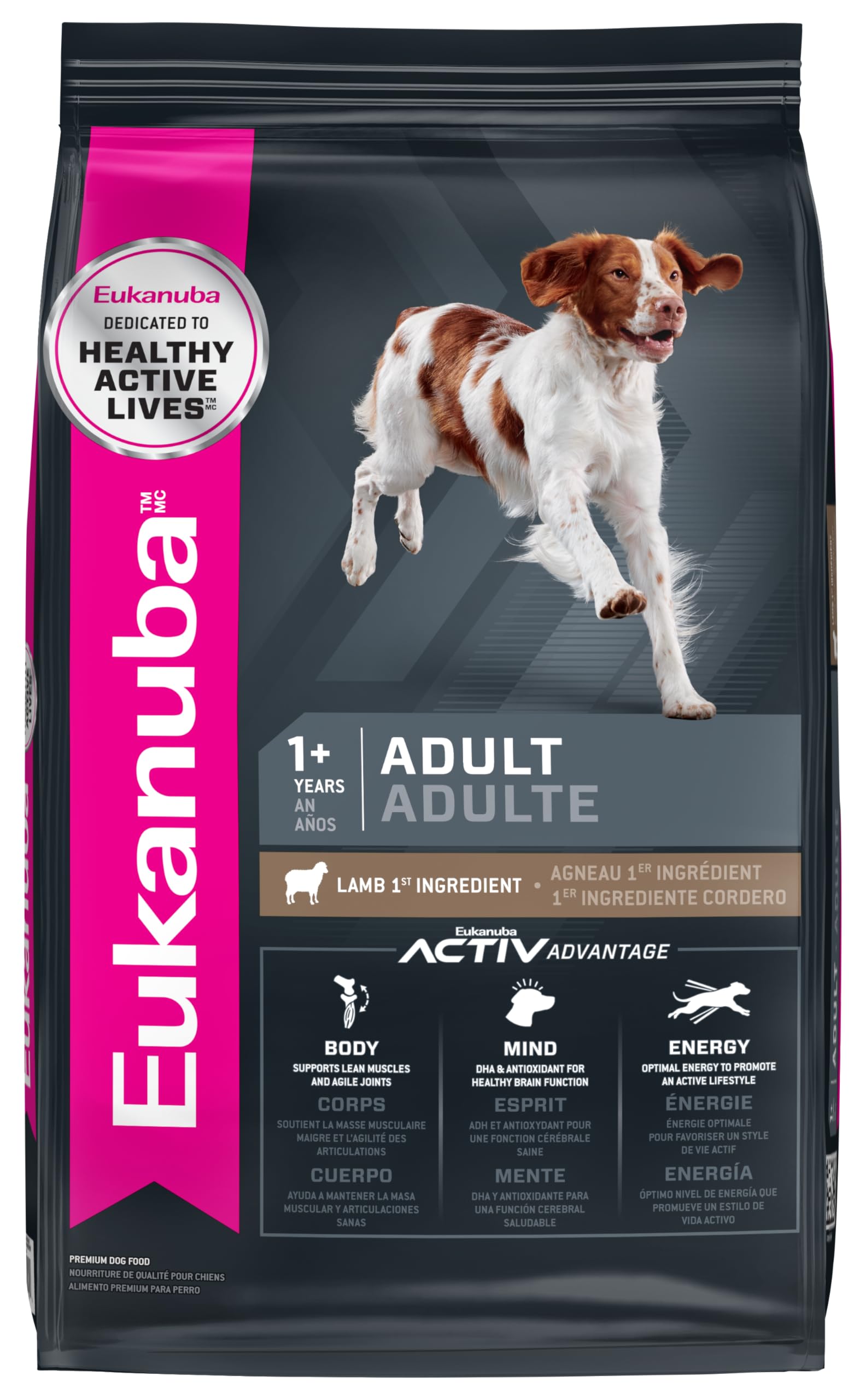 Eukanuba Adult Lamb 1st Ingredient Dry Dog Food, 15 lb