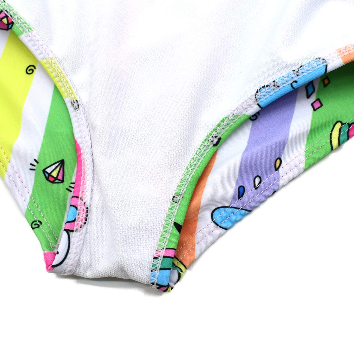 Big Girls One Pieces Swimsuit Cute Swimwear Bathing Suits Unicorn 8T