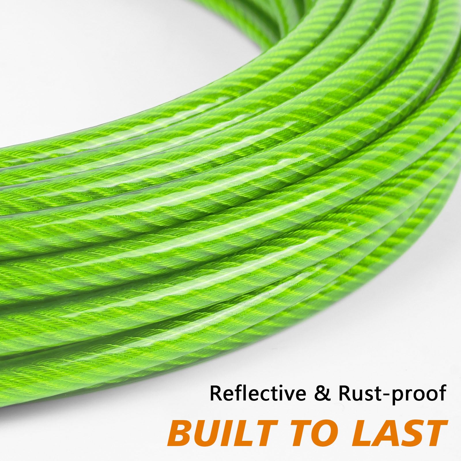 Xiaz 20Ft Tie Out Cable For Dogs, Dog Leads For Yard Chew Proof, Heavy Duty Pet Tie Out Cable For Large Dogs Up To 250Lbs,Durabl