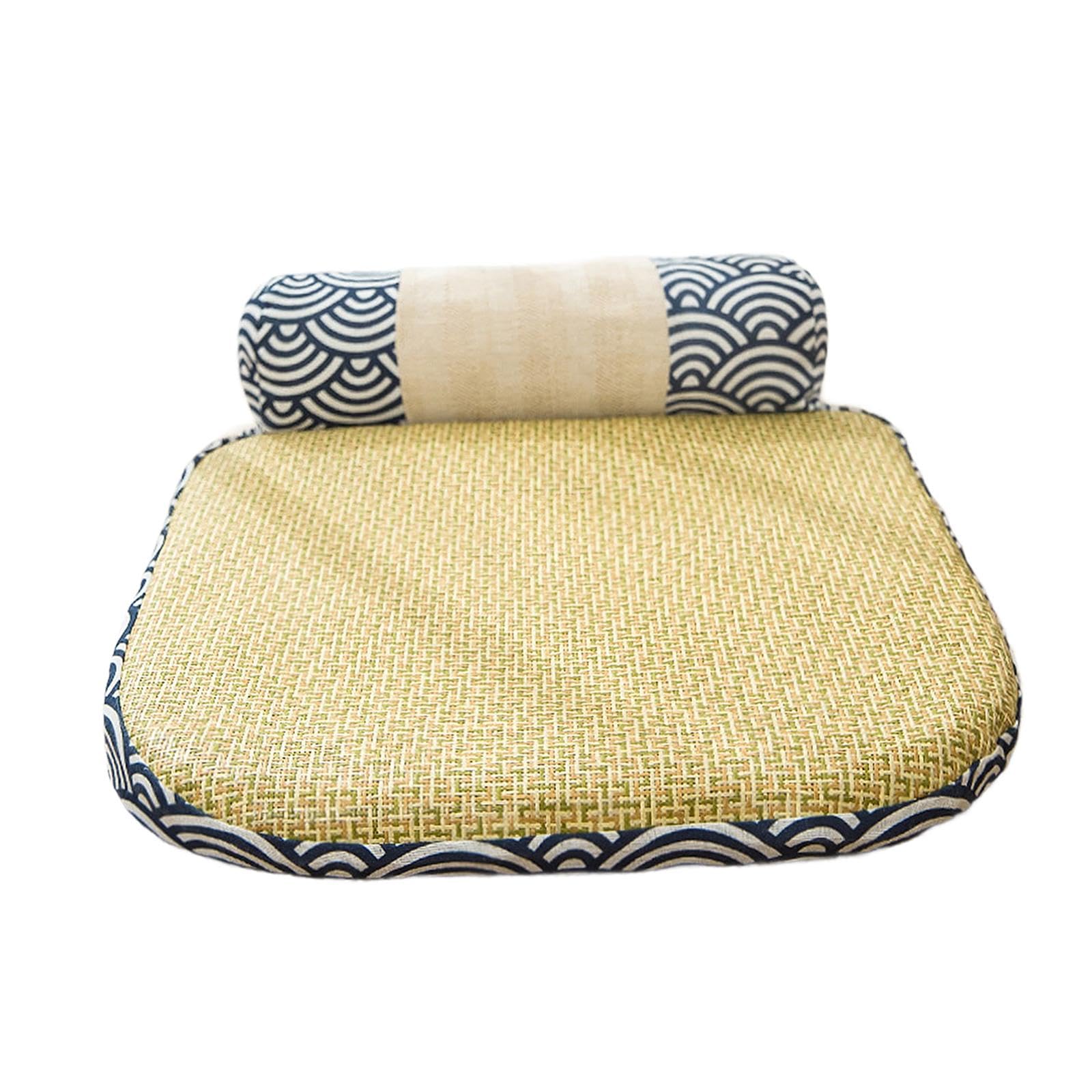 THE STYLE SUTRA Cooling Dog Bed with Pillow Detachable Sleeping Mat for Home Small Dogs Cats M