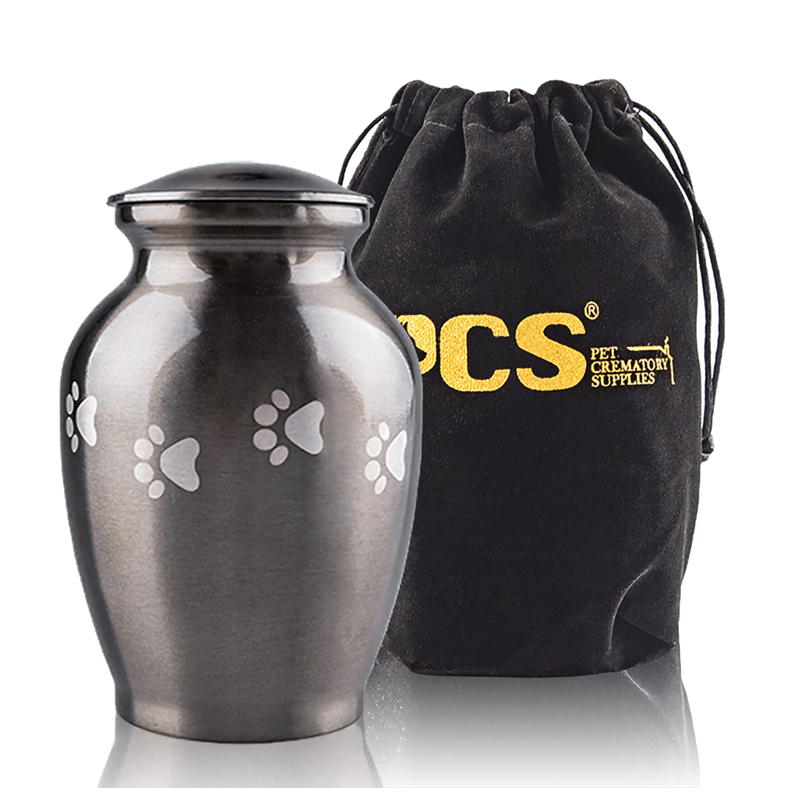 Pcs Pet Memorial Cremation Urns For Dogs And Cats Ashes, Dog Keepsake Urns For Ashes With Paw Prints-Large