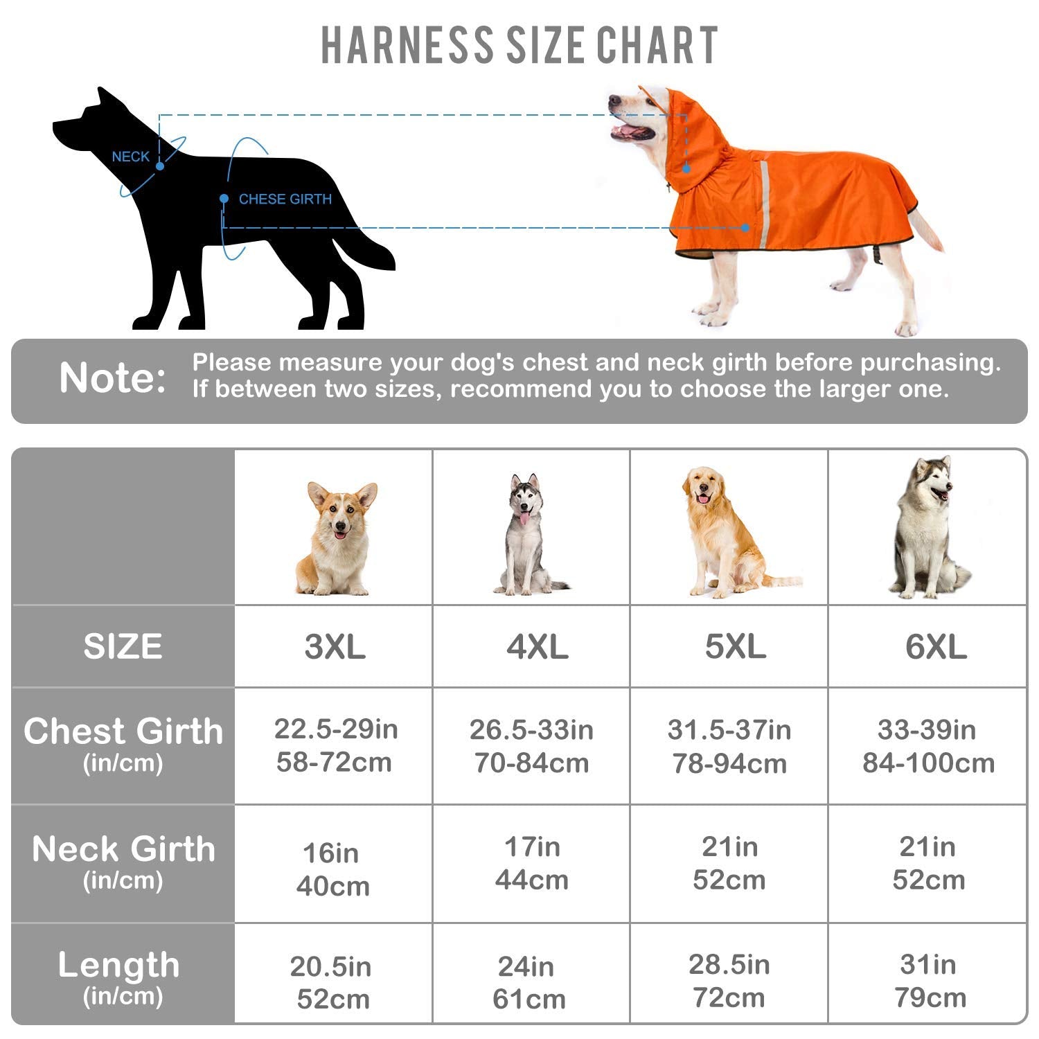 Dog Raincoat With Adjustable Belly Strap And Leash Hole - Hoodie With Reflective Strip - Waterproof Slicker Lightweight Breathable Rain Poncho Jacket For Medium Large Dogs - Easy To Wear, Orange 4Xl