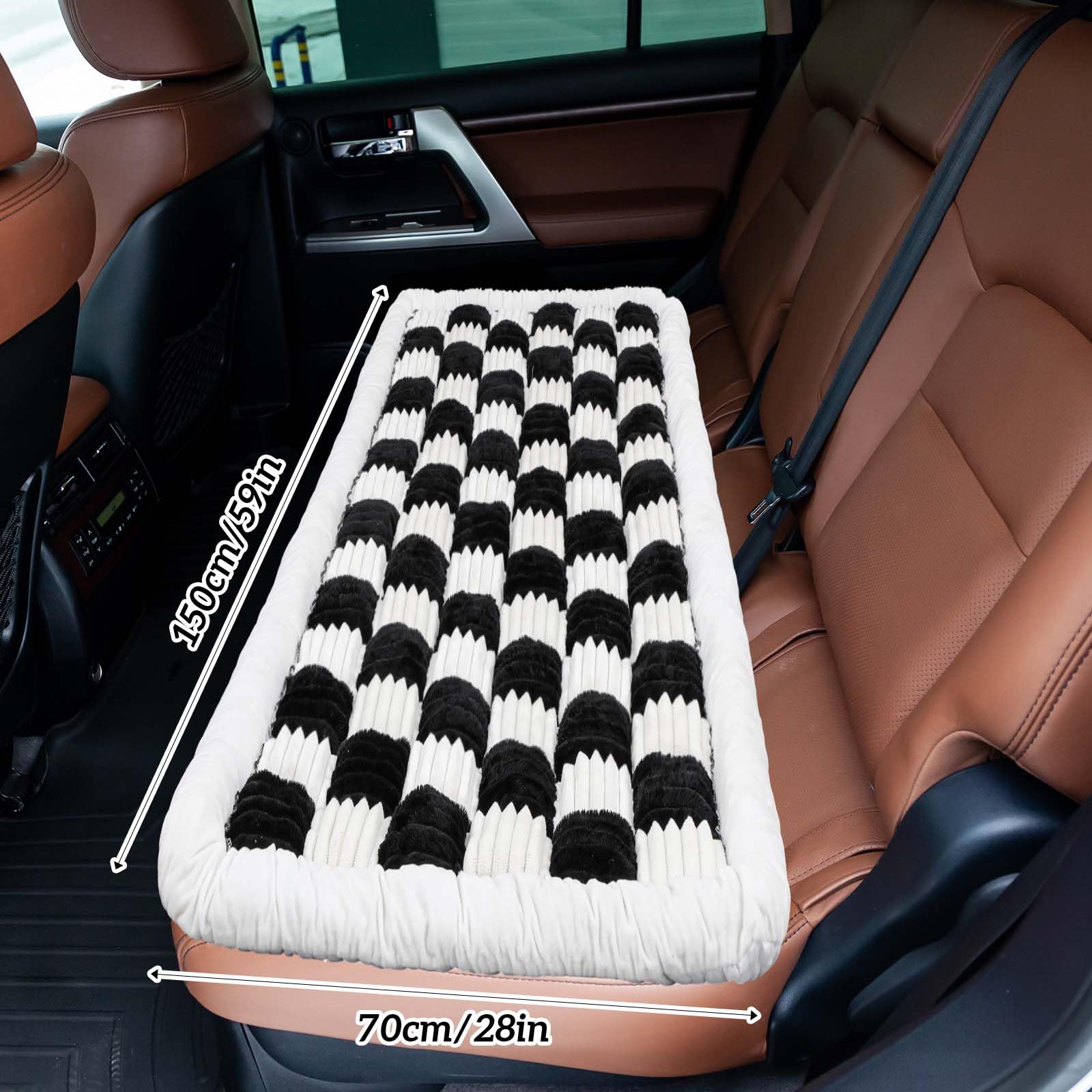 Maasechs Pet Couch Cover Plaid Dog Bed Mat Car Seat Protector Anti Slip Bottom Washable Blanket For Dogs Sofa Protector Travel B