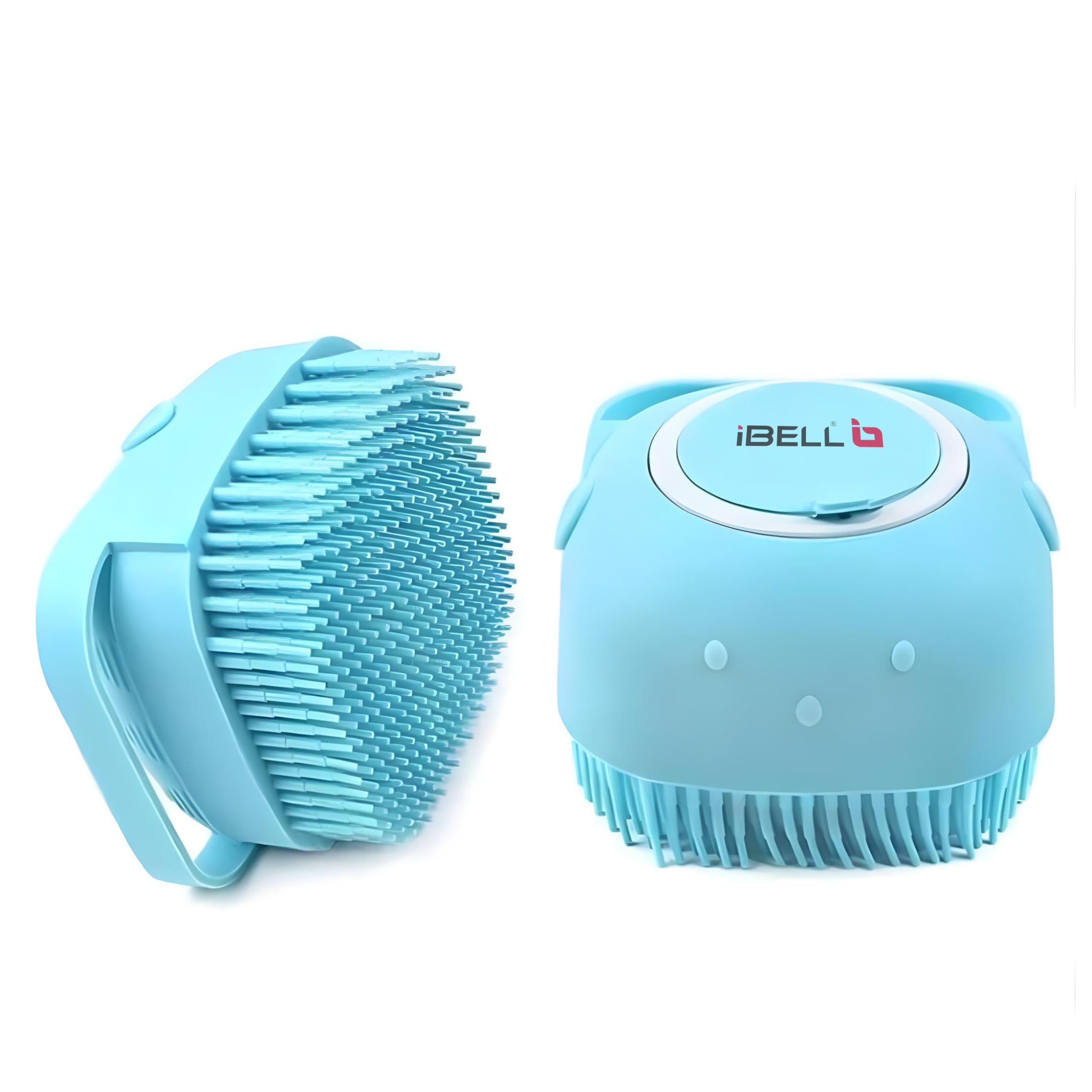 Ibell Dog & Cat Bath Brush | Dog & Cat Shampoo Brush | Dog & Cat Scrubber For Bath | Dog Bath Brush Scrubber | Dog Shower/Washin