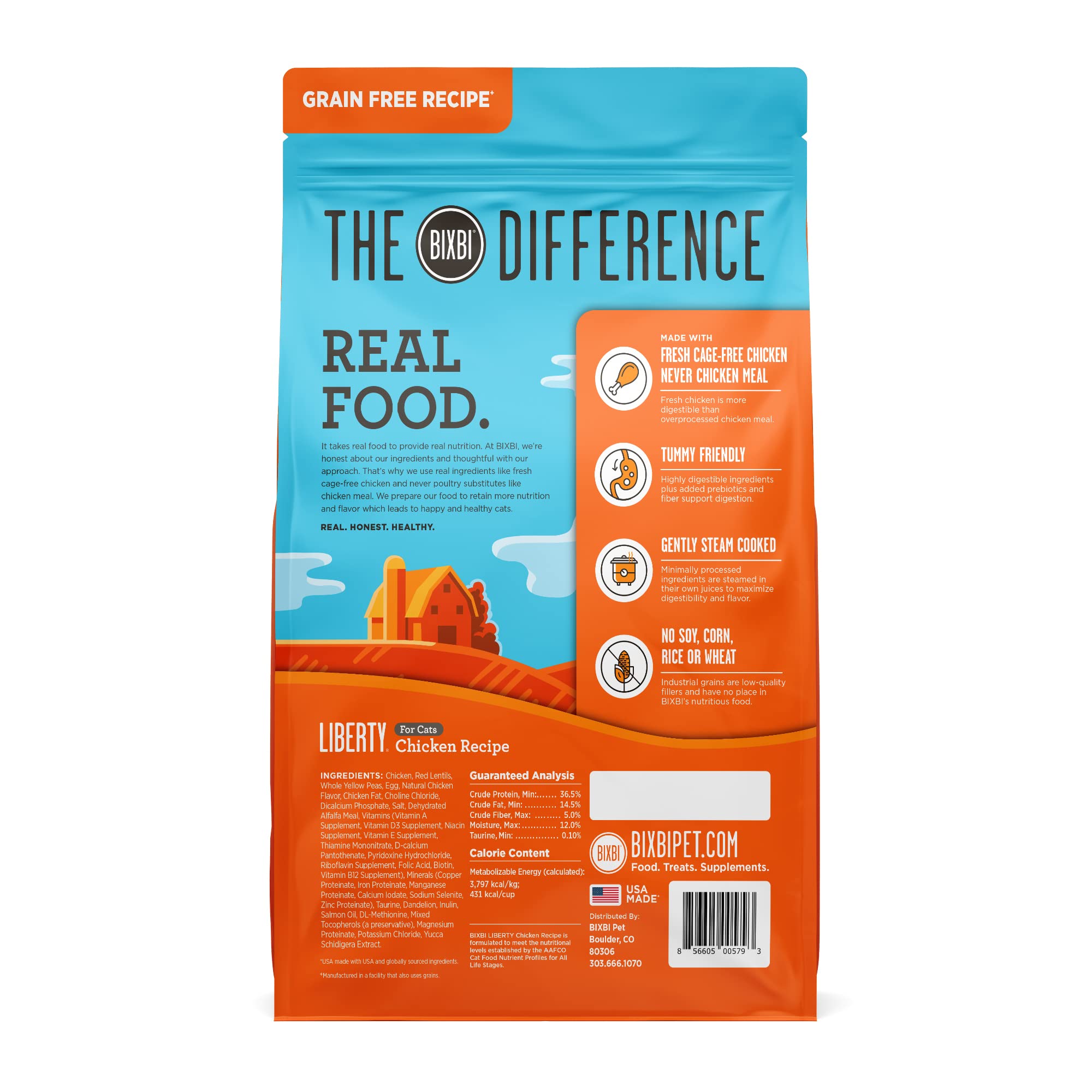 Liberty Dry Food Chicken Recipe for Cats, 10lb